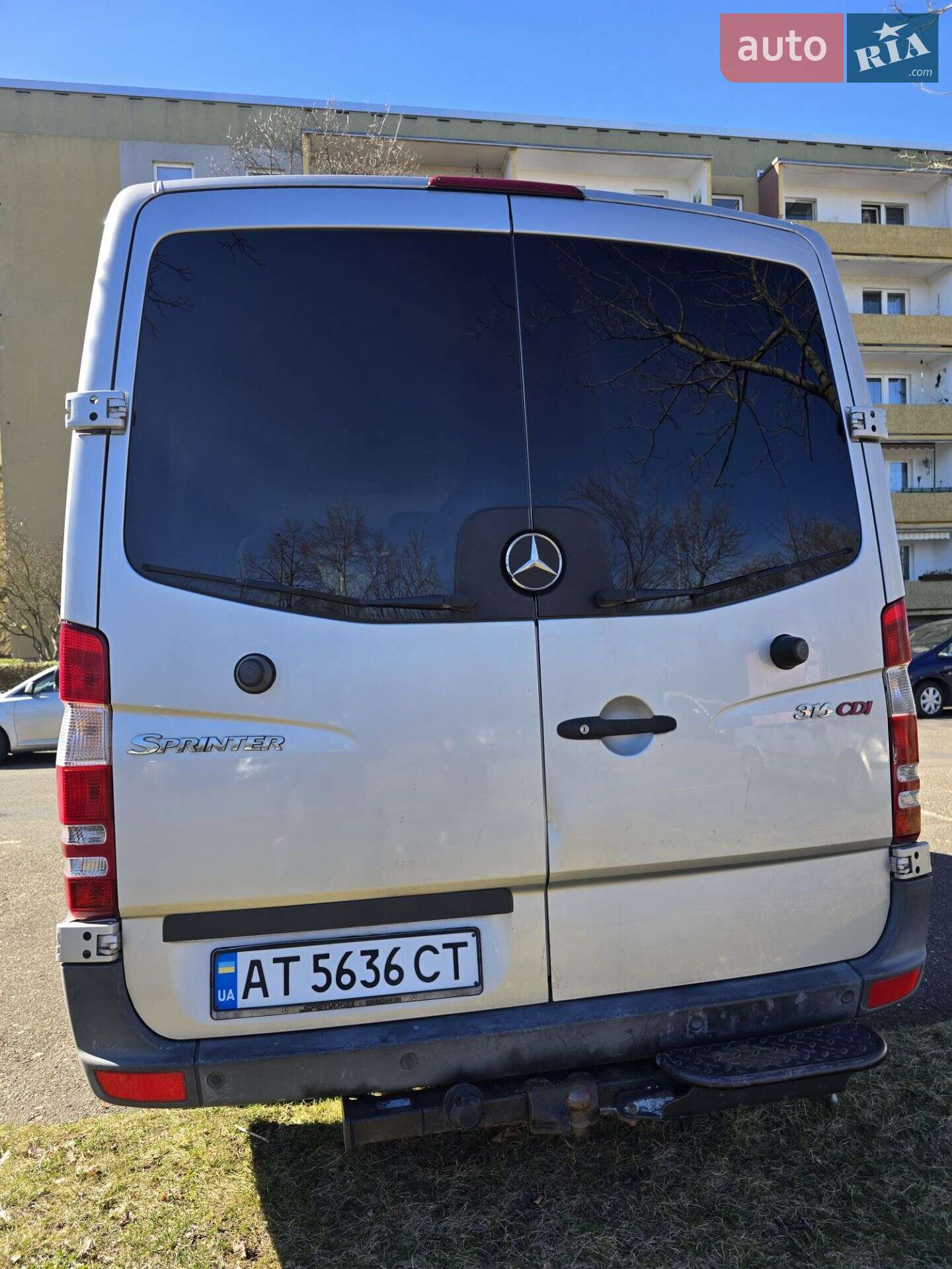 Mercedes-Benz Sprinter 2011 VIN WDB9067331S612015 фото оголошення 2 з 12