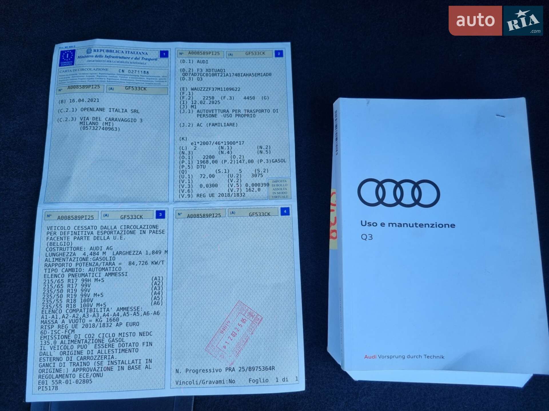 Audi Q3 2021 VIN WAUZZZF37M1109622 фото оголошення 111 з 113