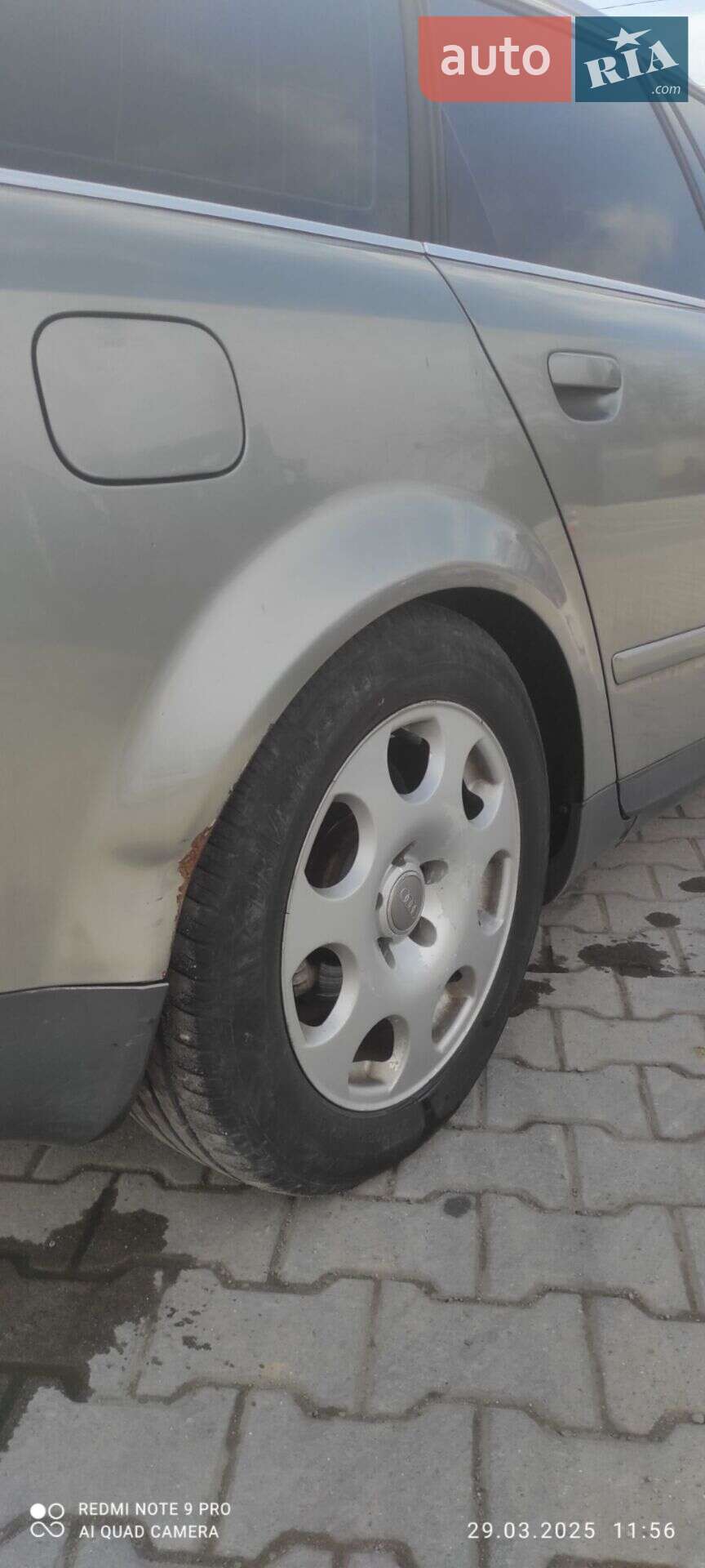 Audi A4 2002 VIN WAUZZZ8EX3A175885 фото оголошення 10 з 15