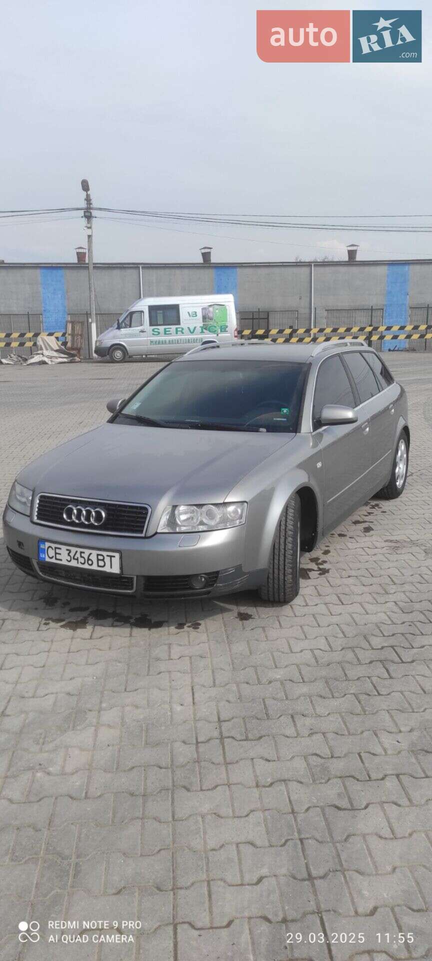 Audi A4 2002 VIN WAUZZZ8EX3A175885 фото оголошення 12 з 15