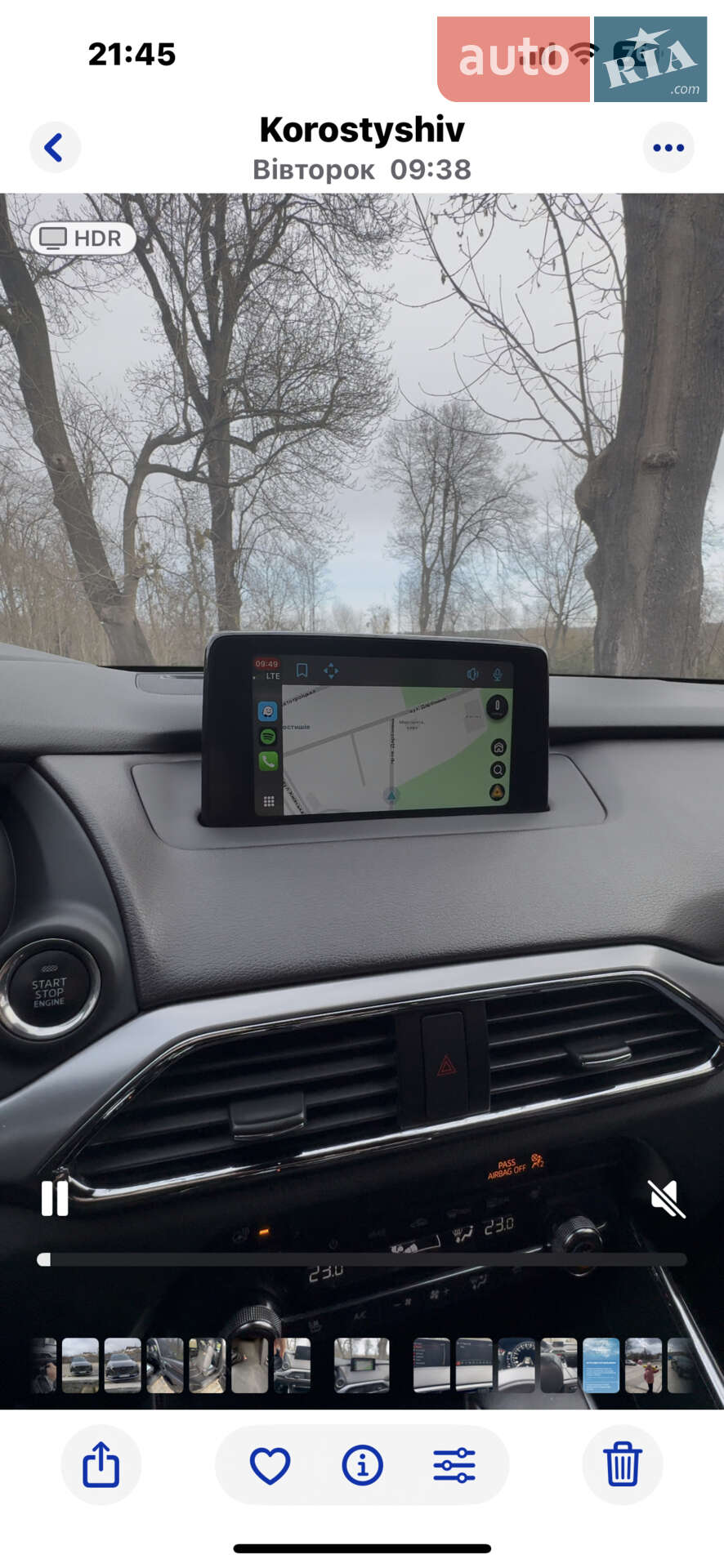 Mazda CX-9 2019 VIN JM3TCADY9K0324956 фото оголошення 54 з 57