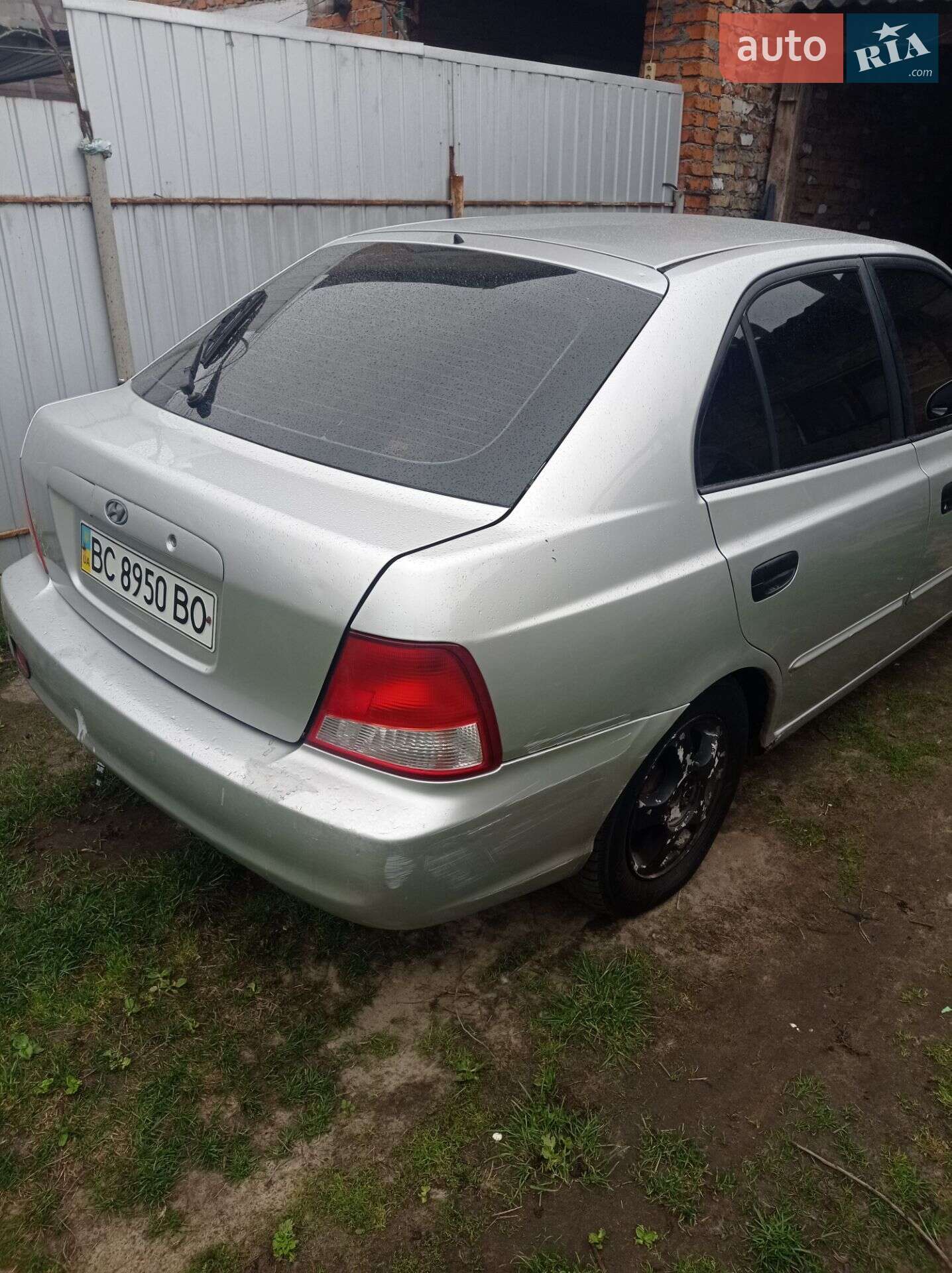 Hyundai Accent 2002 VIN KMHCG51FP2U151727 фото оголошення 3 з 3