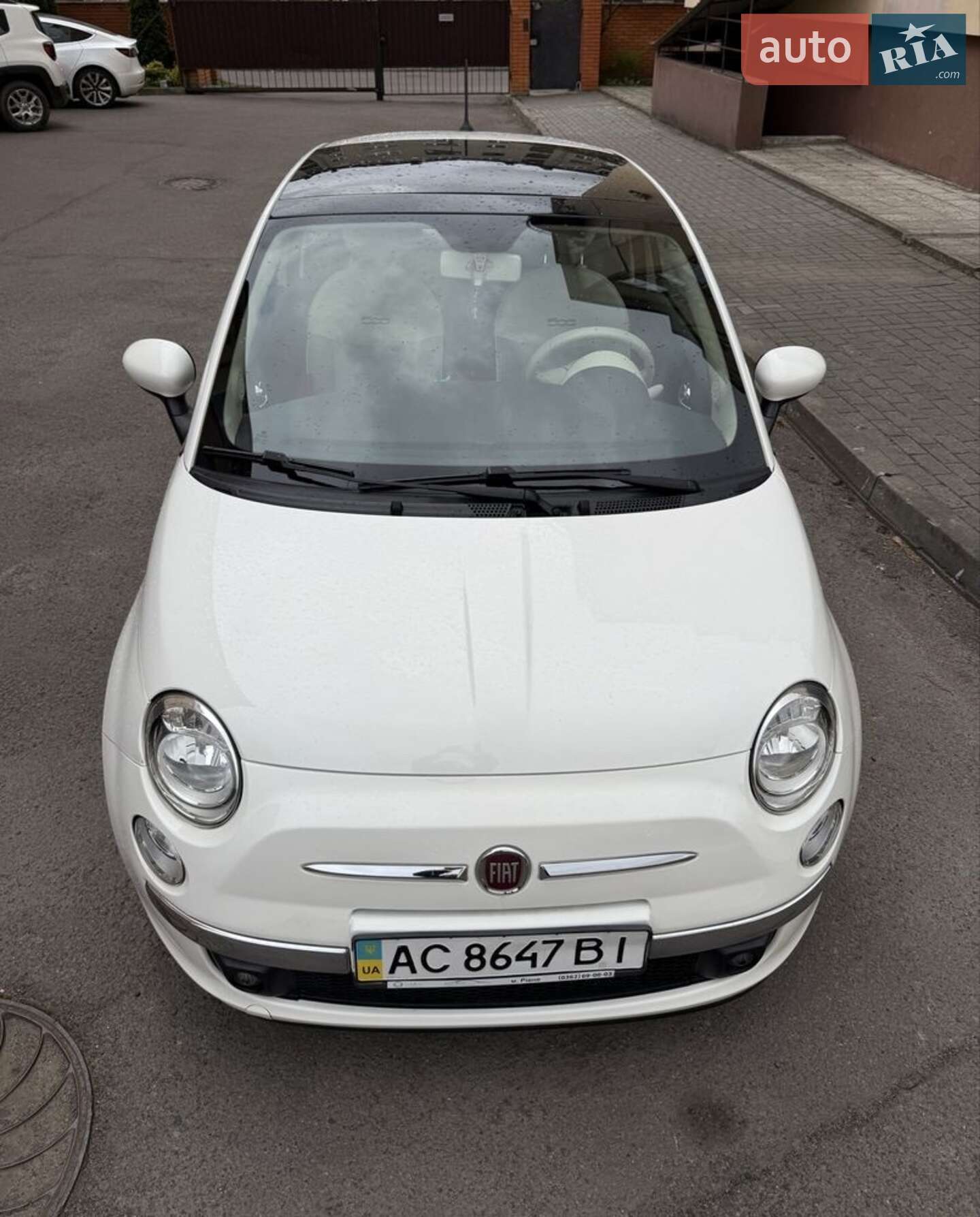 Fiat 500 2015 VIN ZFA3120000J411917 фото оголошення 2 з 6