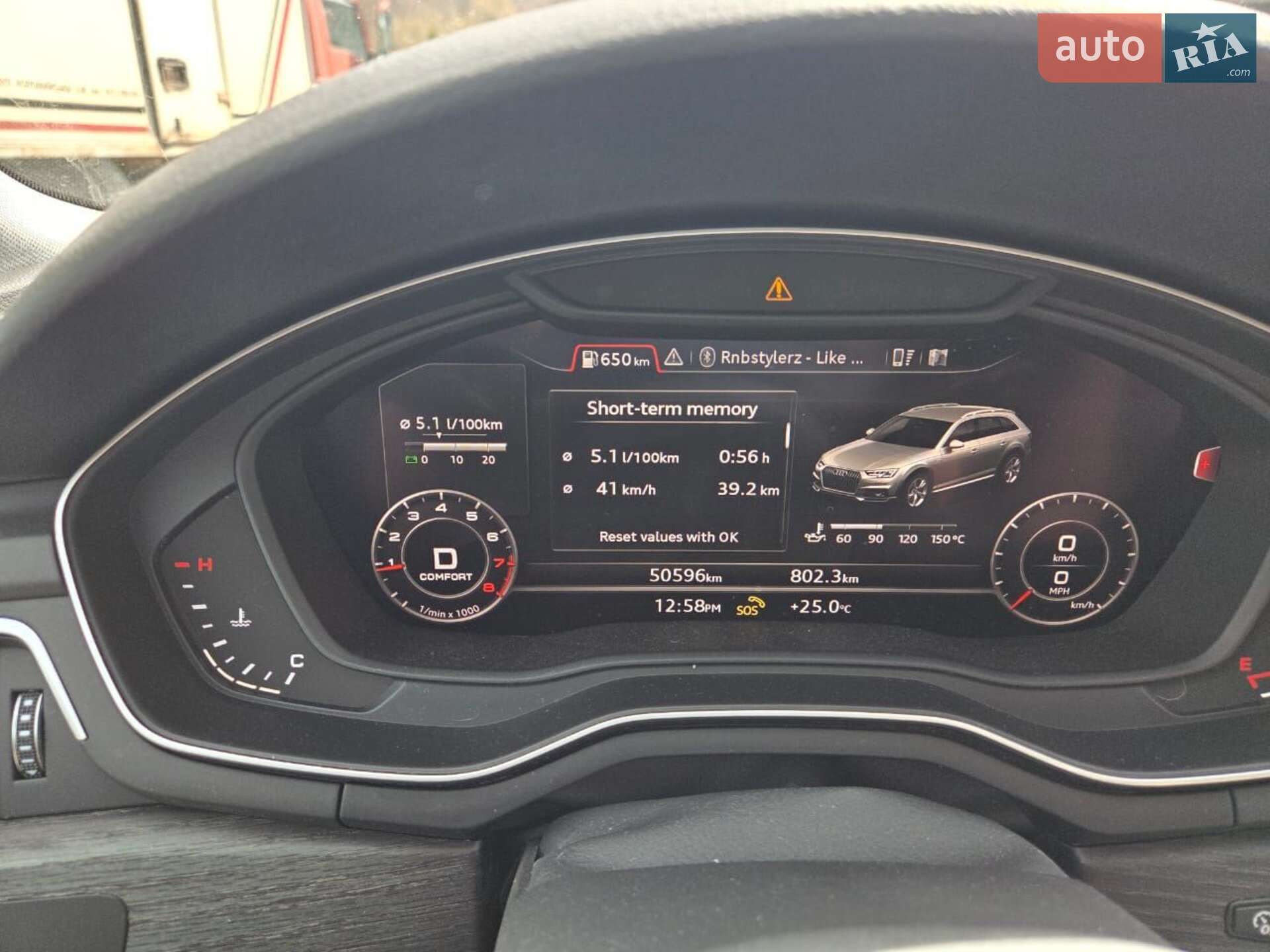 Audi A4 Allroad 2019 VIN WA18NAF49KA114364 фото оголошення 12 з 22