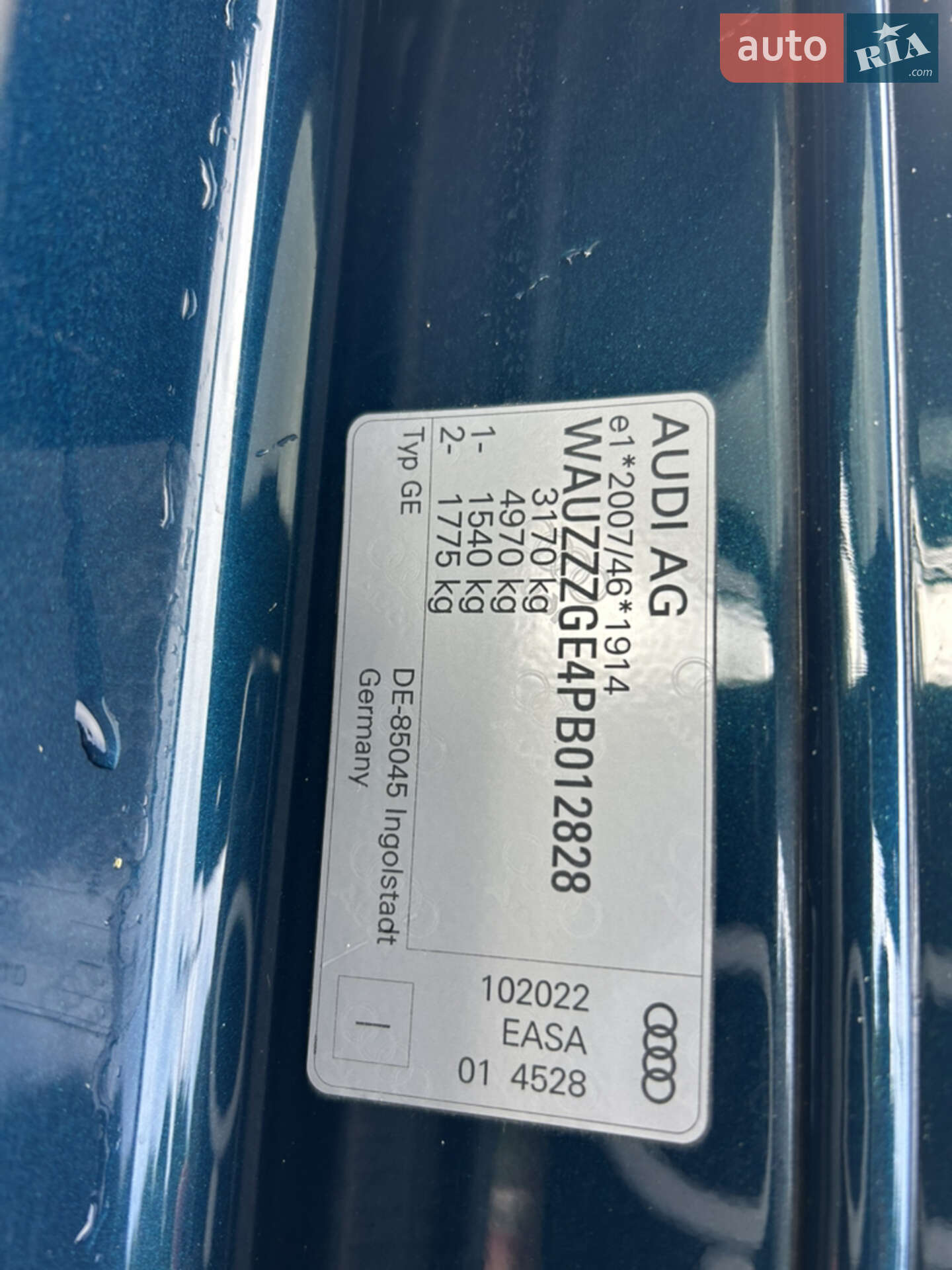 Audi e-tron 2022 VIN WAUZZZGE4PB012828 фото оголошення 10 з 32