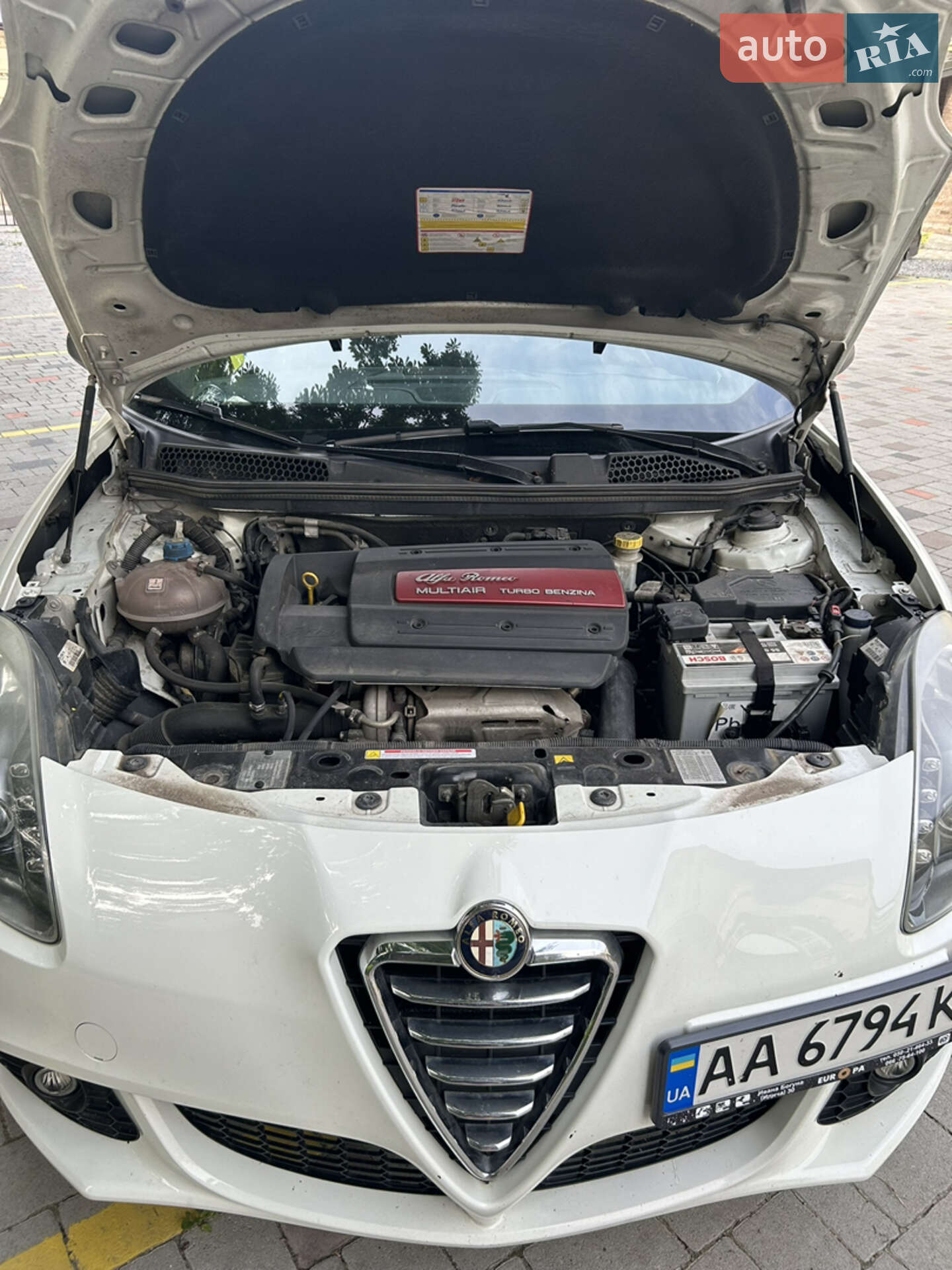 Alfa Romeo Giulietta 2013 VIN ZAR94000007308118 фото оголошення 12 з 12
