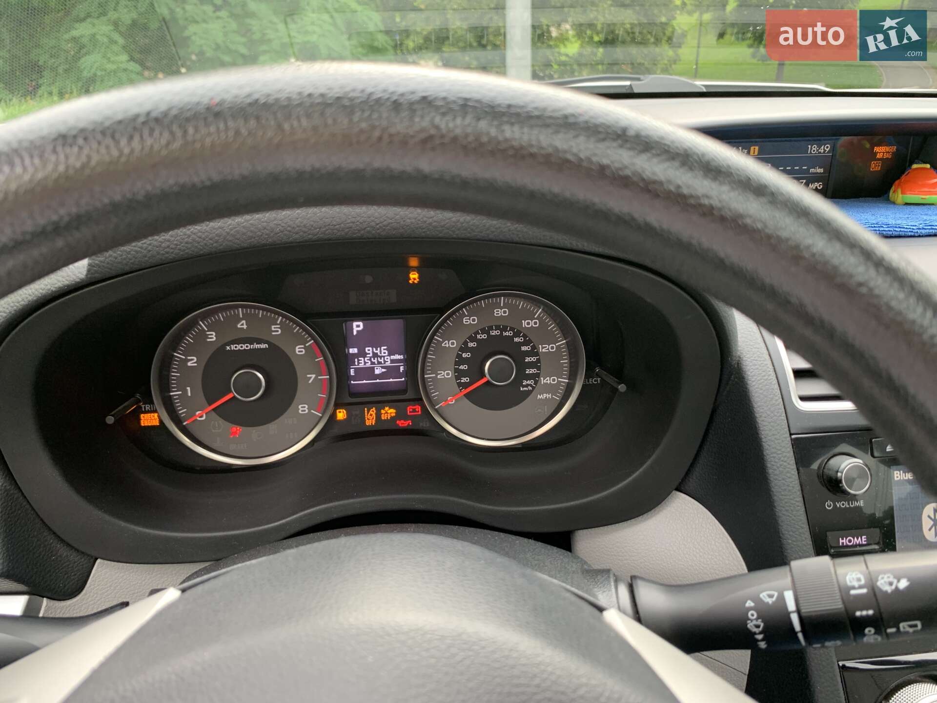 Subaru Forester 2015 VIN JF2SJAFC3GH457752 фото оголошення 8 з 8