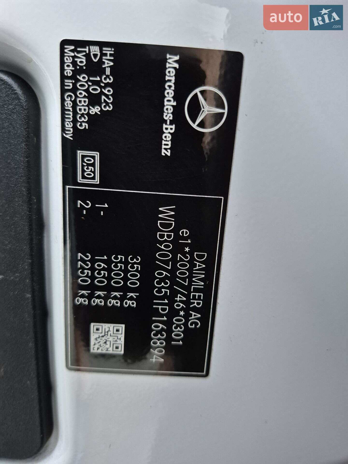 Mercedes-Benz Sprinter 2019 VIN WDB9076351P163894 фото оголошення 25 з 51