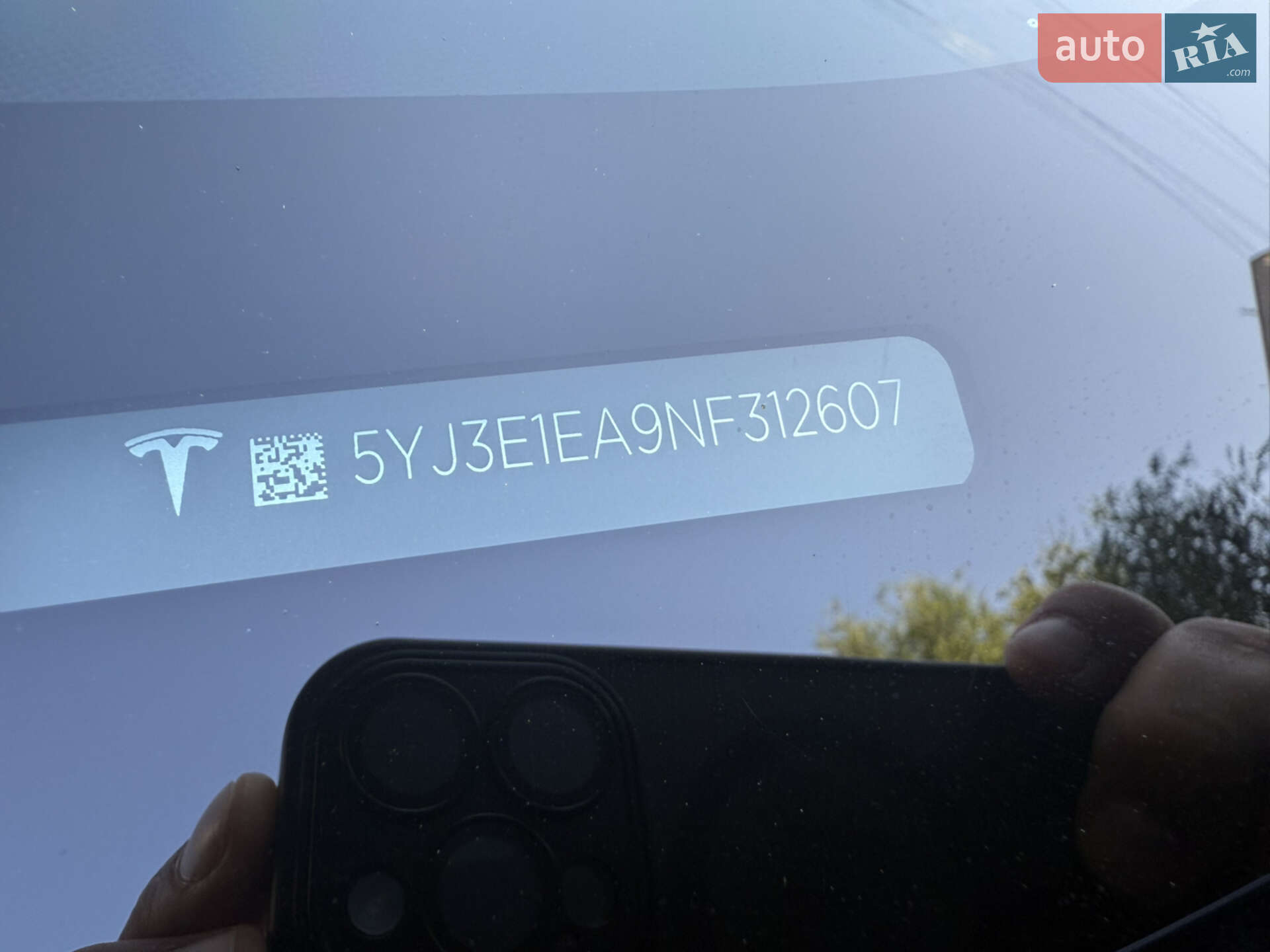 Tesla Model 3 2022 VIN 5YJ3E1EA9NF312607 фото оголошення 2 з 32