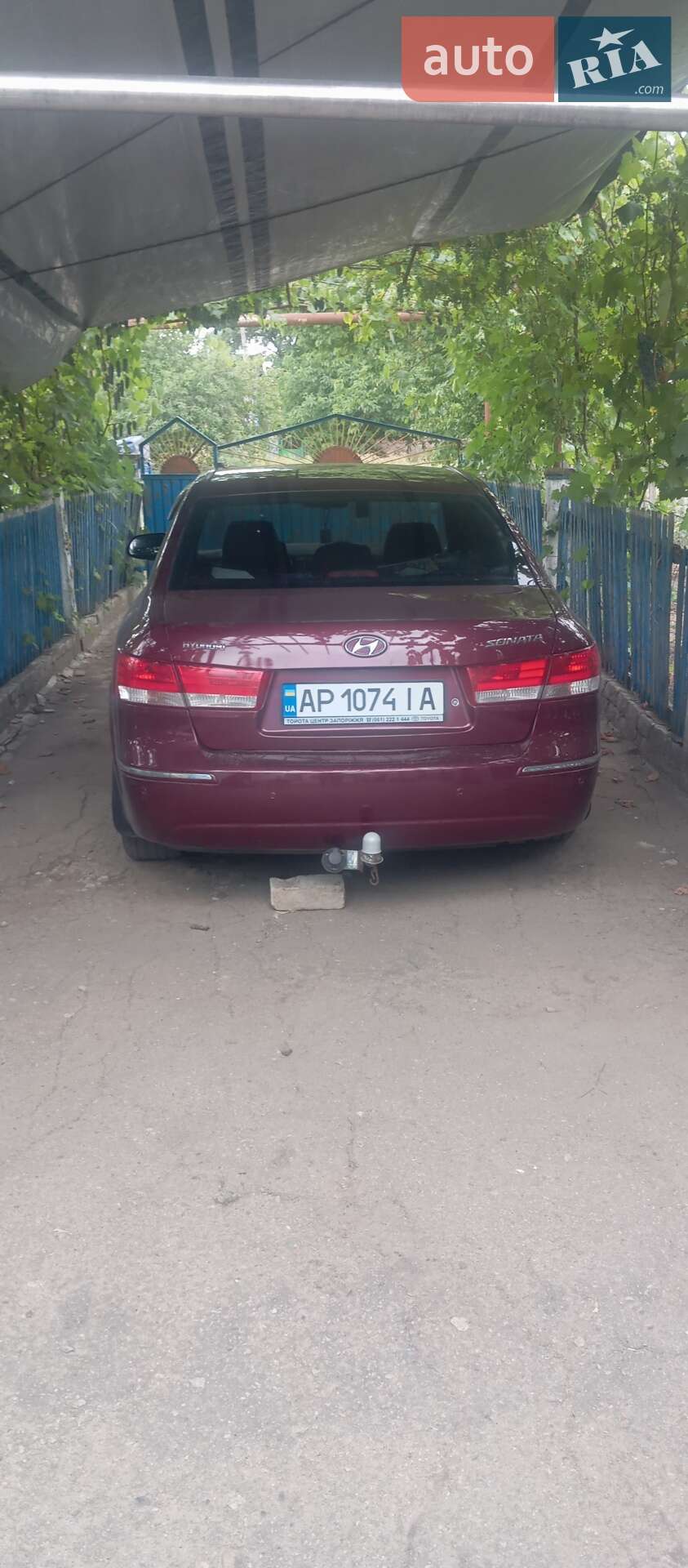 Hyundai Sonata 2008 VIN Y6LEU41AP9L200878 фото оголошення 2 з 8