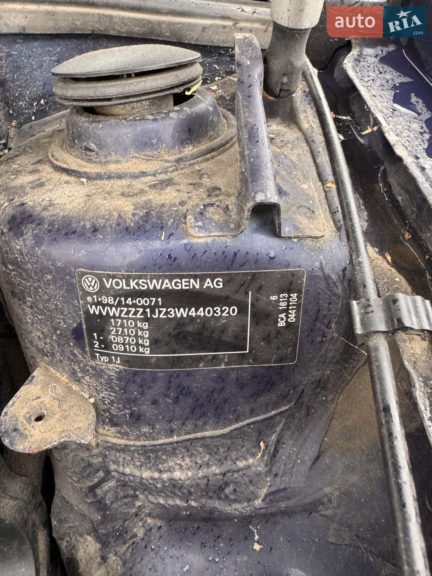 Volkswagen Golf 2003 VIN WVWZZZ1JZ3W440320 фото оголошення 22 з 22