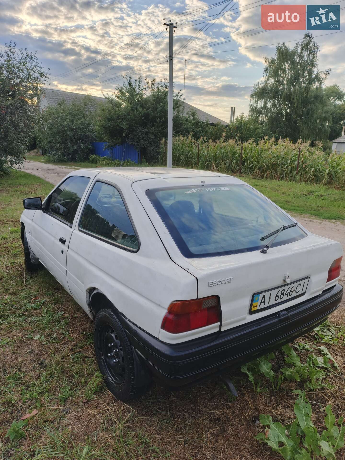 Ford Escort 1992 VIN WF0BXXGCABNB07929 фото оголошення 4 з 4