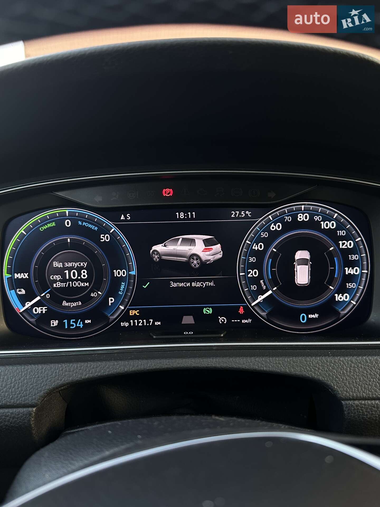 Volkswagen e-Golf 2018 VIN WVWZZZAUZJW907857 фото оголошення 10 з 30