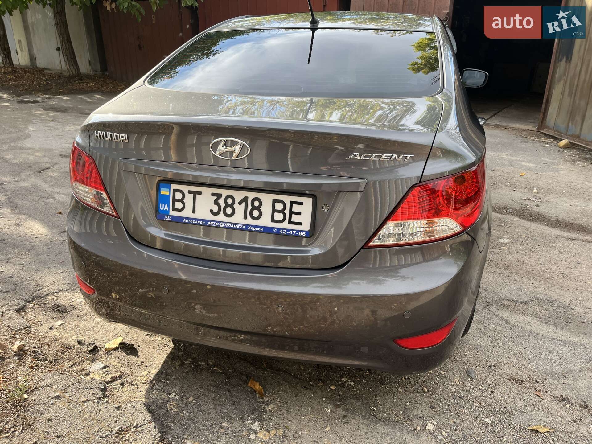 Hyundai Accent 2012 VIN Z94CU41CBCR140986 фото оголошення 3 з 8
