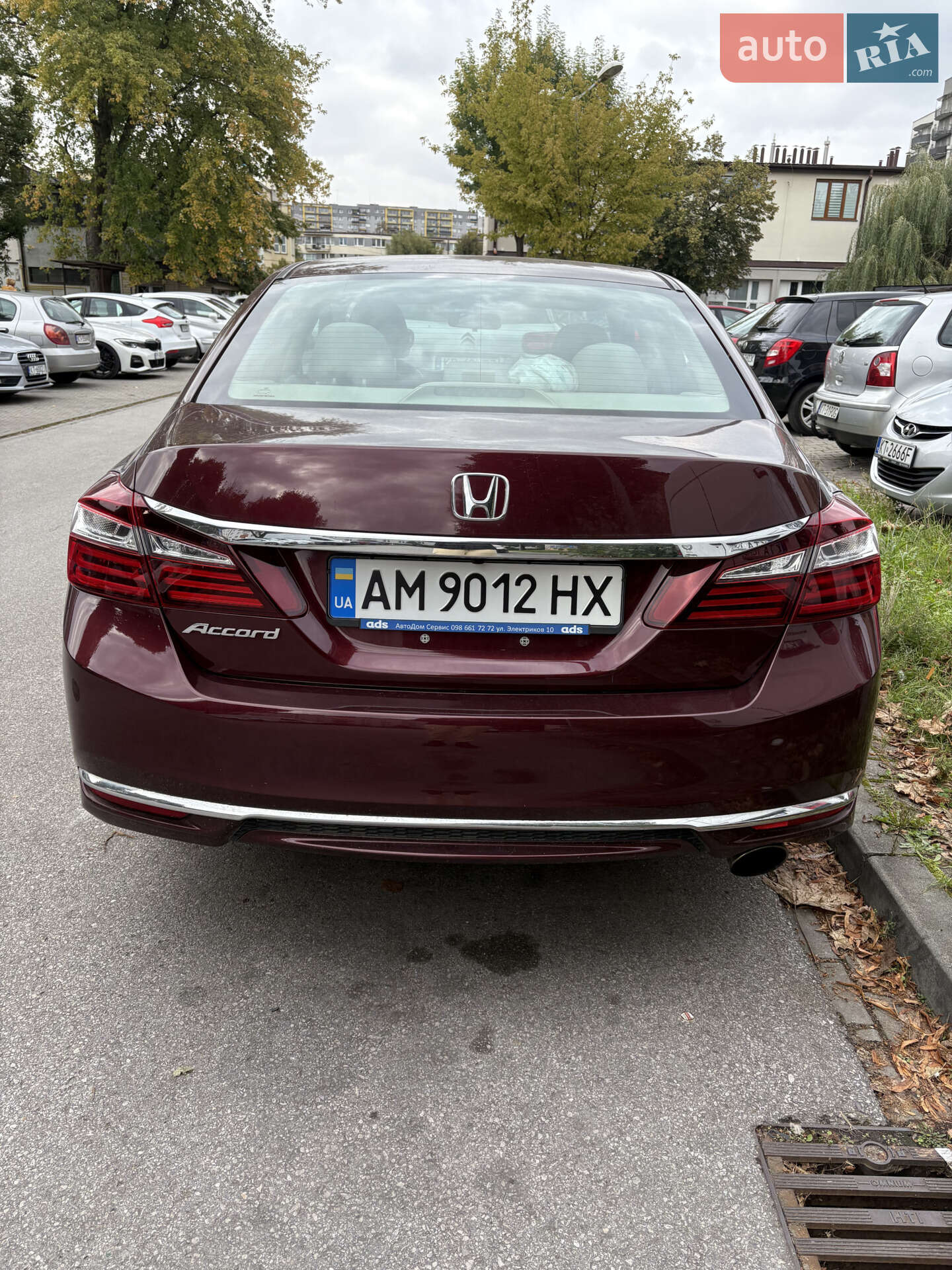 Honda Accord 2017 VIN 1HGCR2F39HA175242 фото оголошення 8 з 11