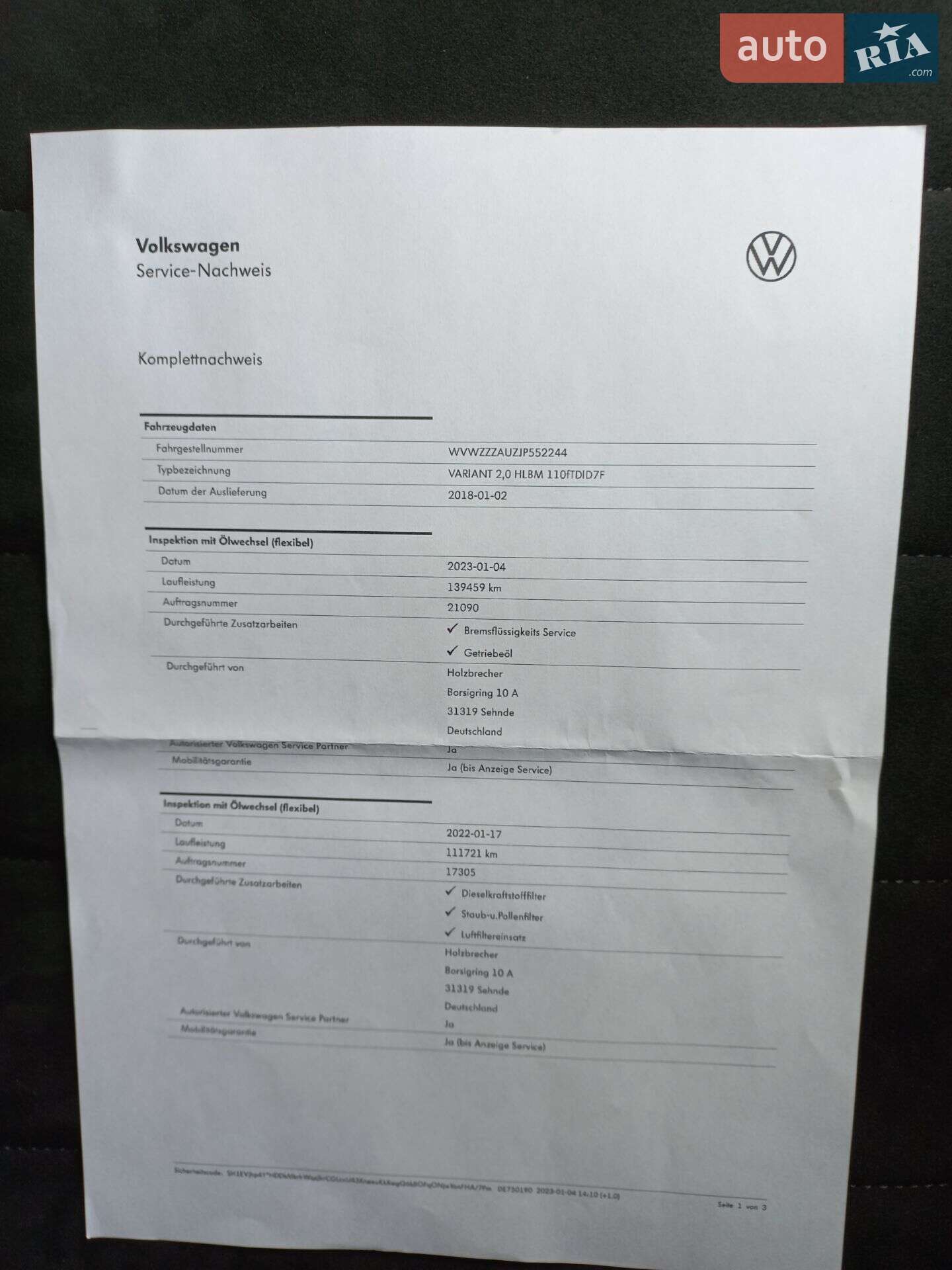 Volkswagen Golf 2017 VIN WVWZZZAUZJP552244 фото оголошення 8 з 120