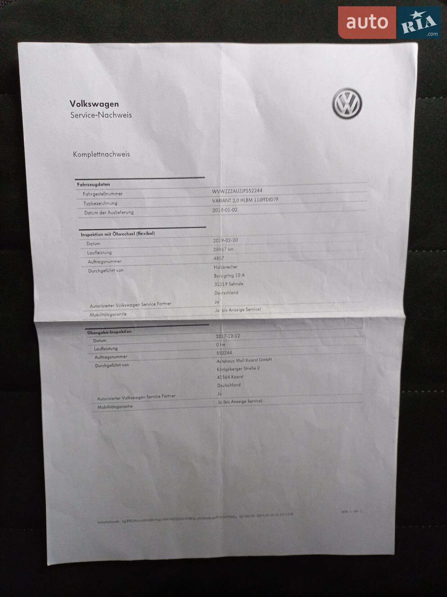 Volkswagen Golf 2017 VIN WVWZZZAUZJP552244 фото оголошення 15 з 120