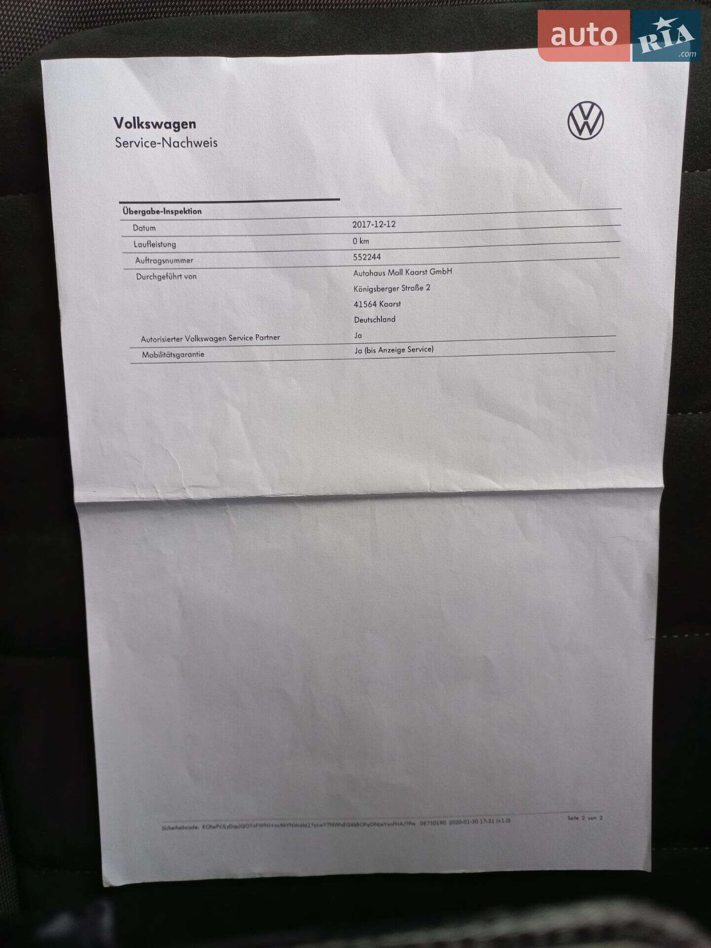 Volkswagen Golf 2017 VIN WVWZZZAUZJP552244 фото оголошення 69 з 120