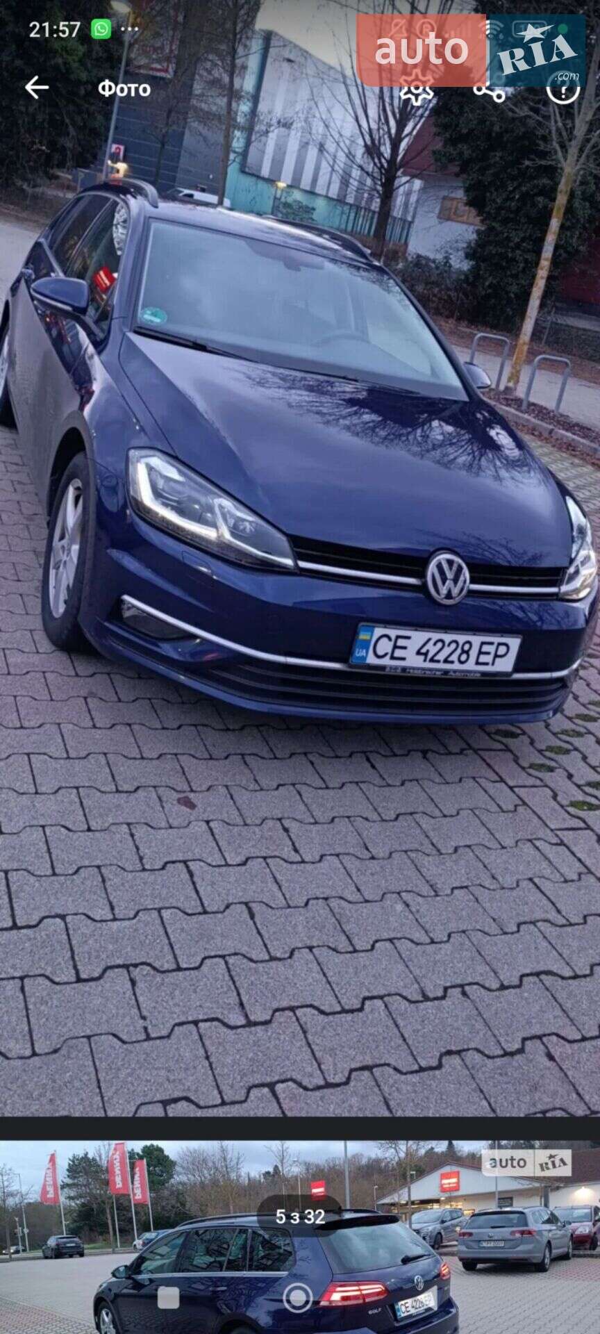 Volkswagen Golf 2017 VIN WVWZZZAUZJP552244 фото оголошення 75 з 120