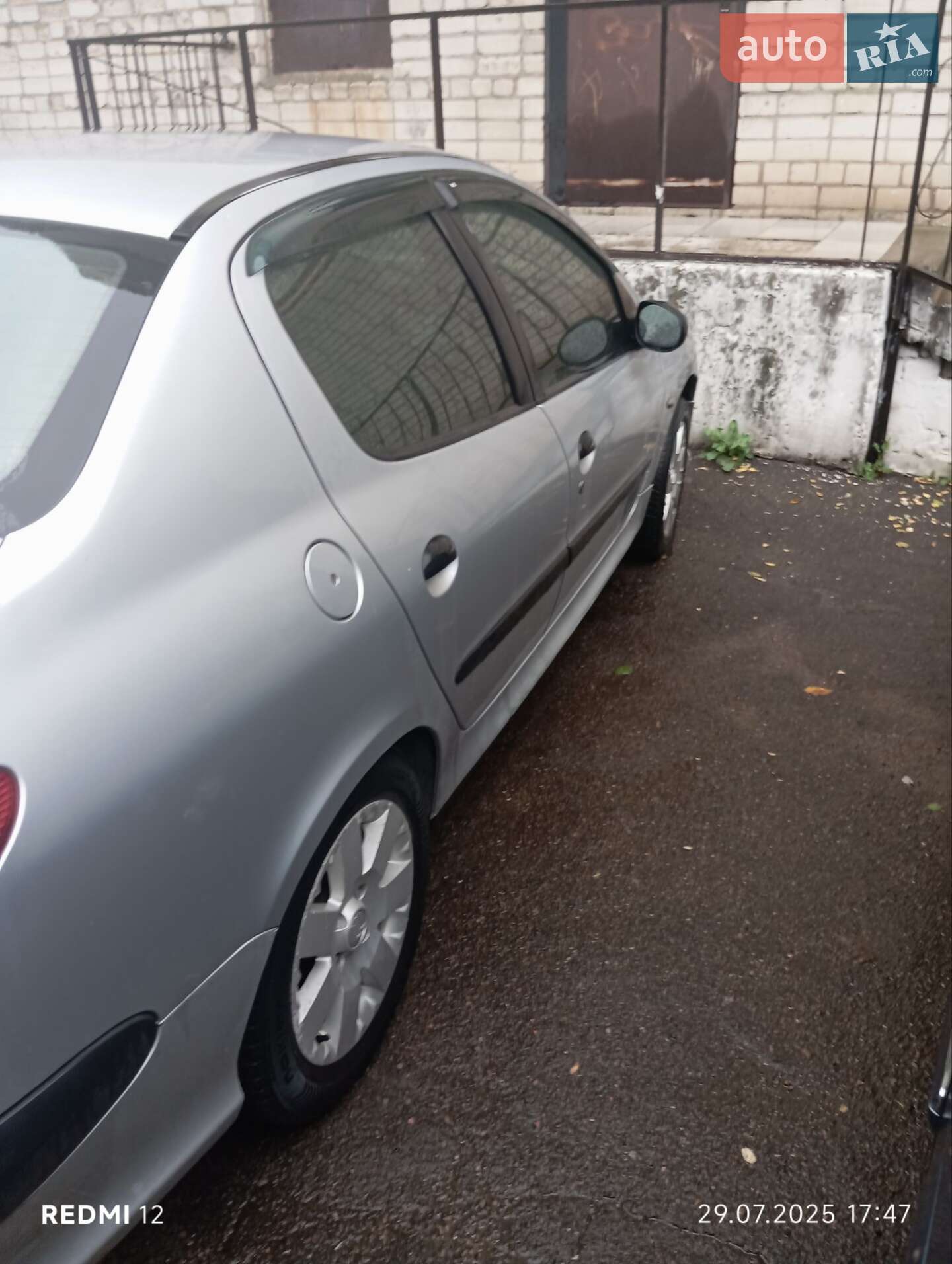 Peugeot 206 2007 VIN VF32BKFWA72778574 фото оголошення 5 з 6