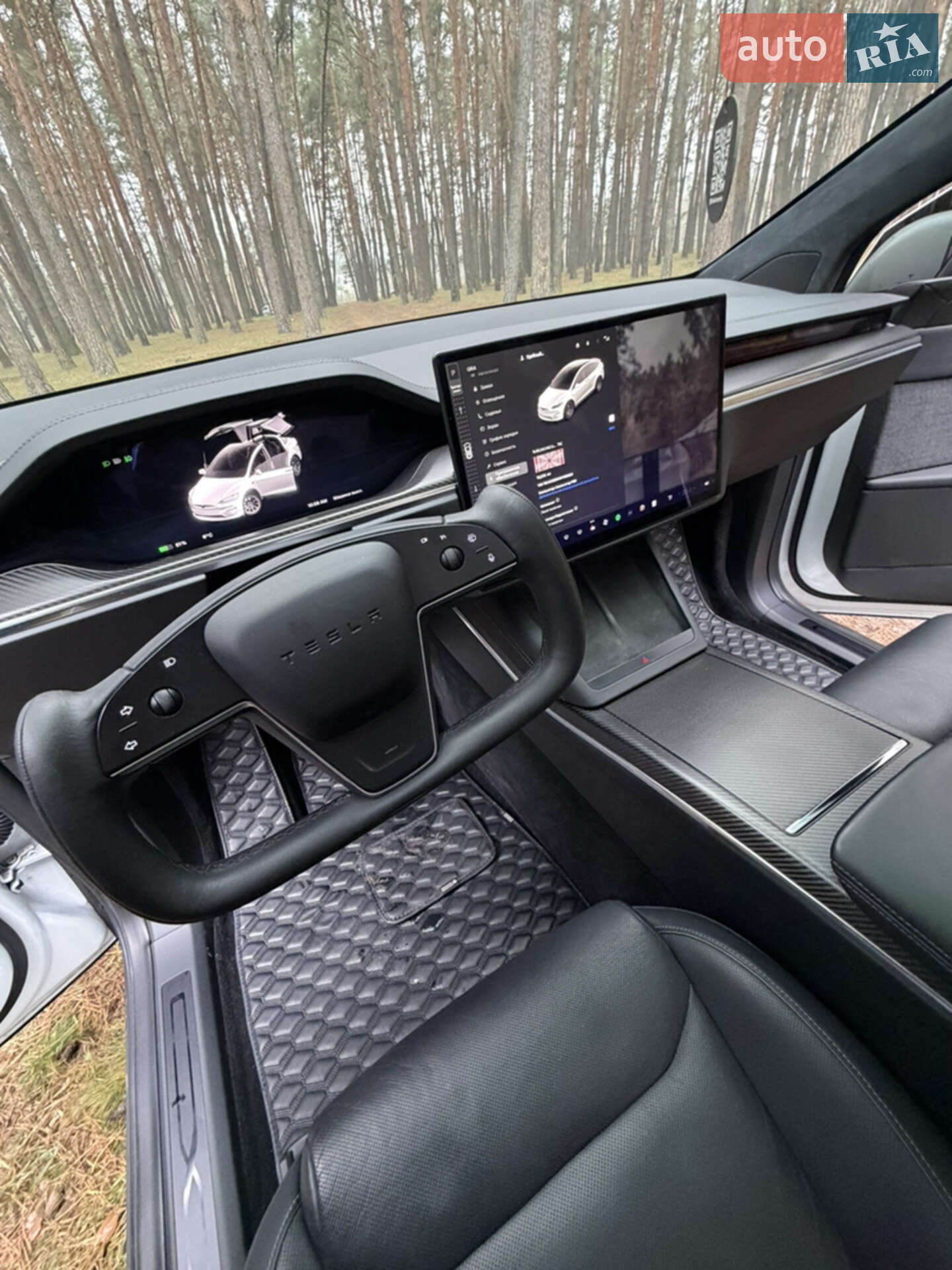 Tesla Model X 2022 VIN 7SAXCBE6XNF358023 фото оголошення 12 з 14