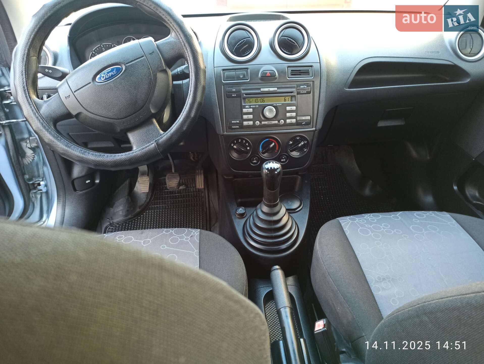 Ford Fiesta 2006 VIN WF0HXXWPJH6A82805 фото оголошення 10 з 17