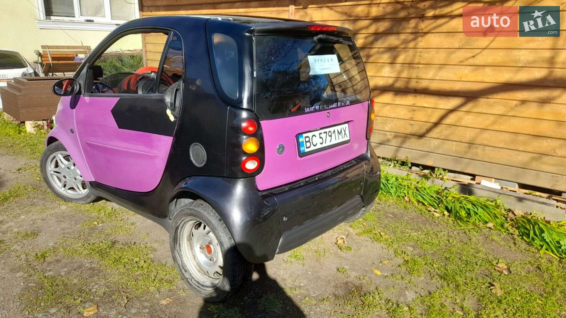 Smart Fortwo 2000 VIN WME01MC01YH099033 фото оголошення 8 з 9
