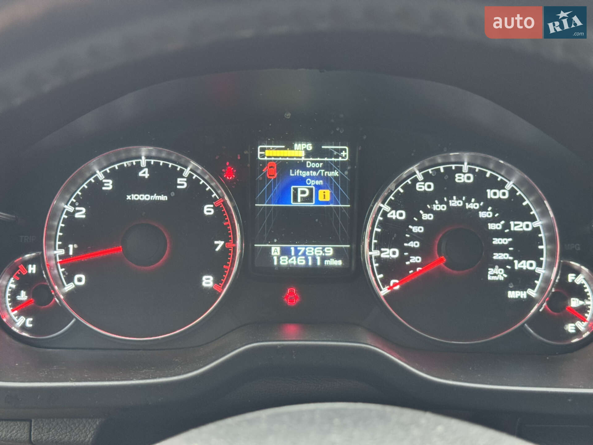 Subaru Outback 2012 VIN 4S4BRBKC8D3212484 фото оголошення 24 з 25