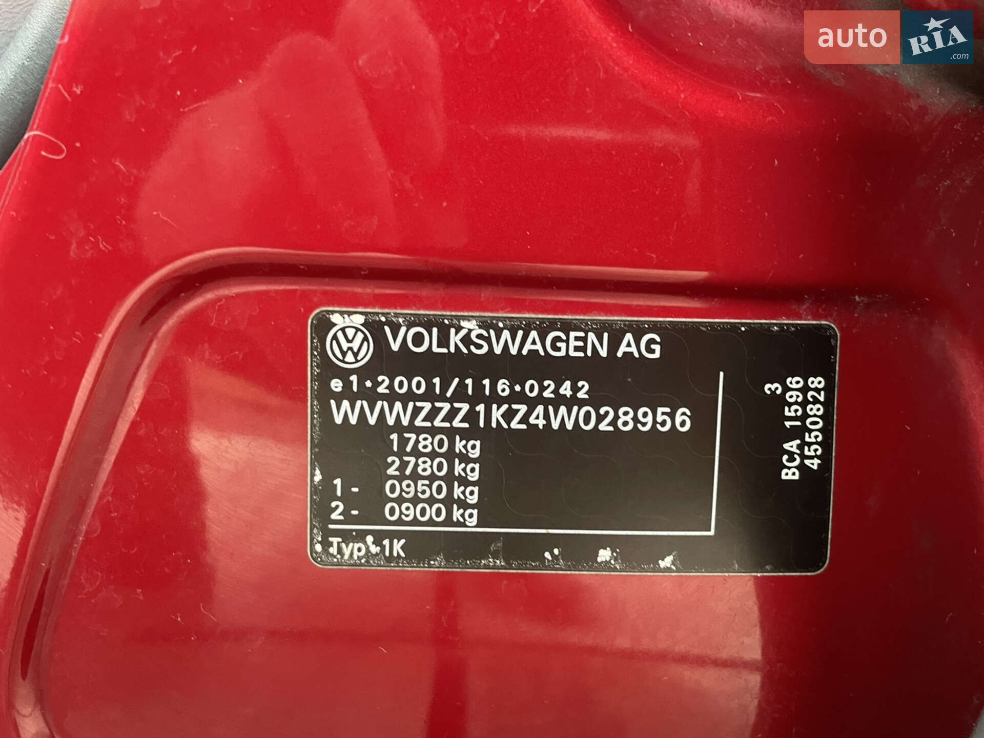 Volkswagen Golf 2003 VIN WVWZZZ1KZ4W028956 фото оголошення 38 з 58