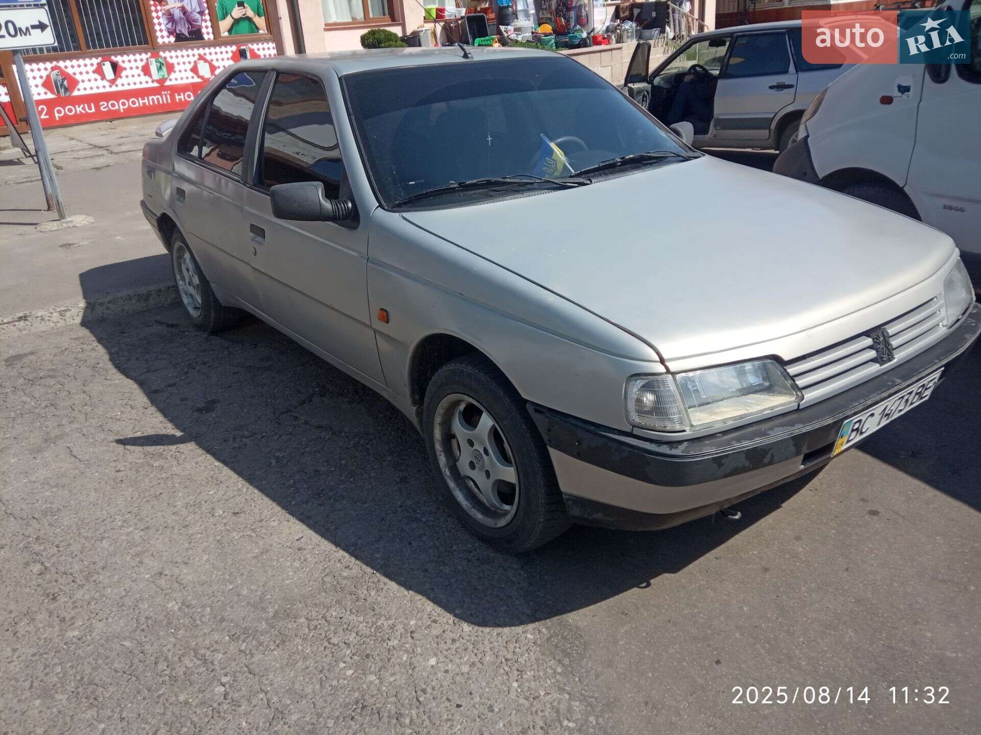 Peugeot 405 1989 VIN VF315BD2208002830 фото оголошення 2 з 12