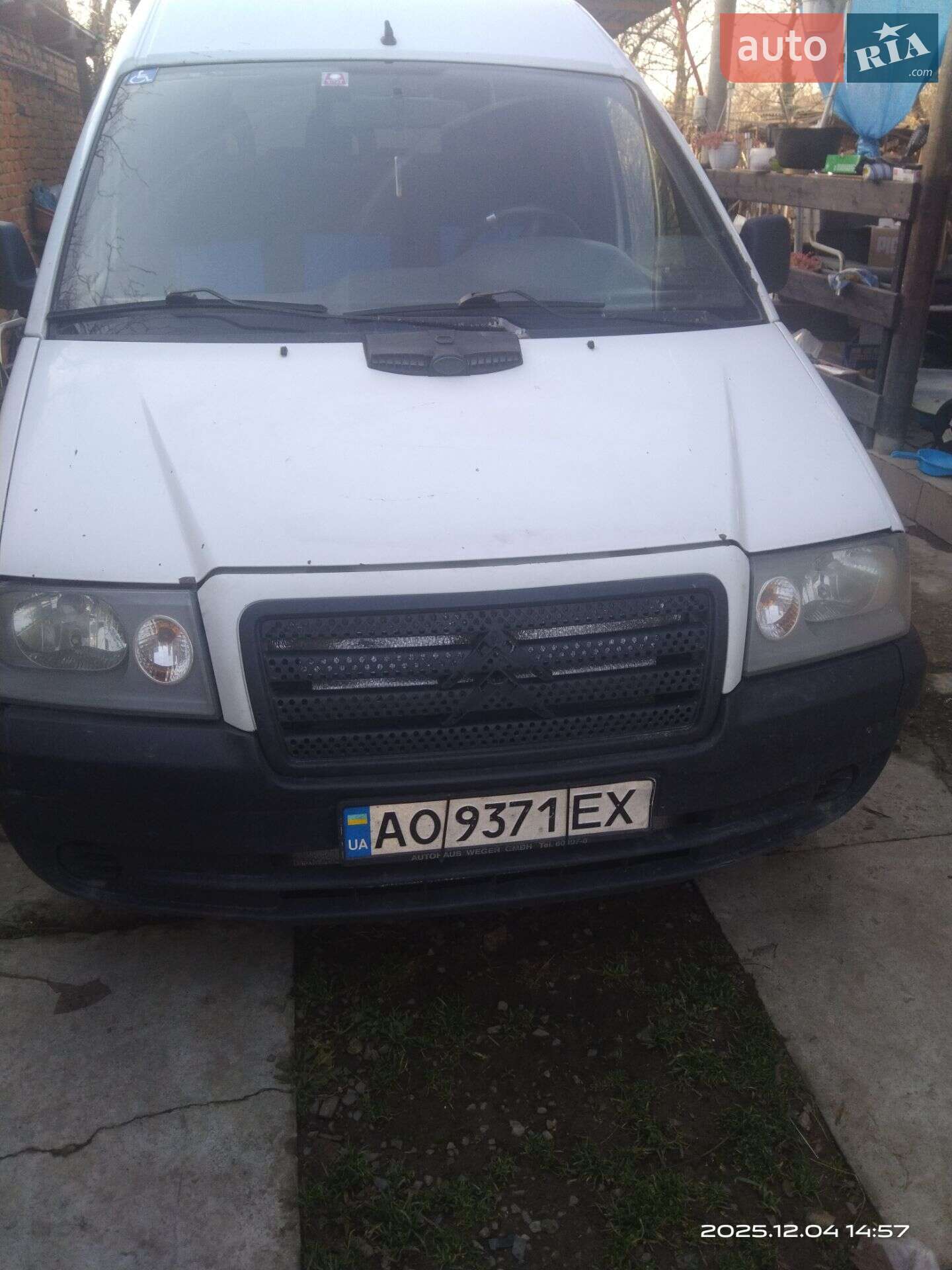 Fiat Scudo 2004 VIN ZFA22000086103426 фото оголошення 6 з 15