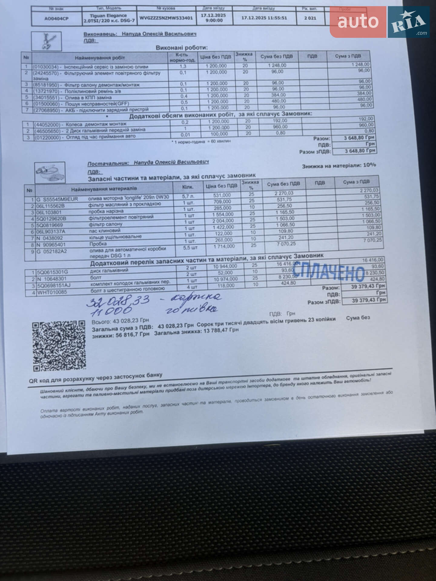 Volkswagen Tiguan 2021 VIN WVGZZZ5NZMW533401 фото оголошення 11 з 11