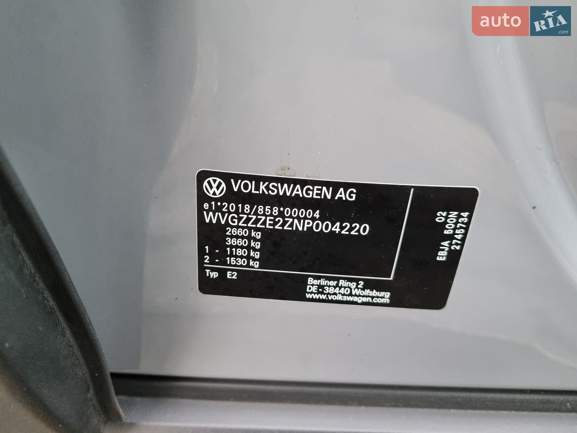 Volkswagen ID.4 2021 VIN WVGZZZE2ZNP004220 фото оголошення 46 з 50