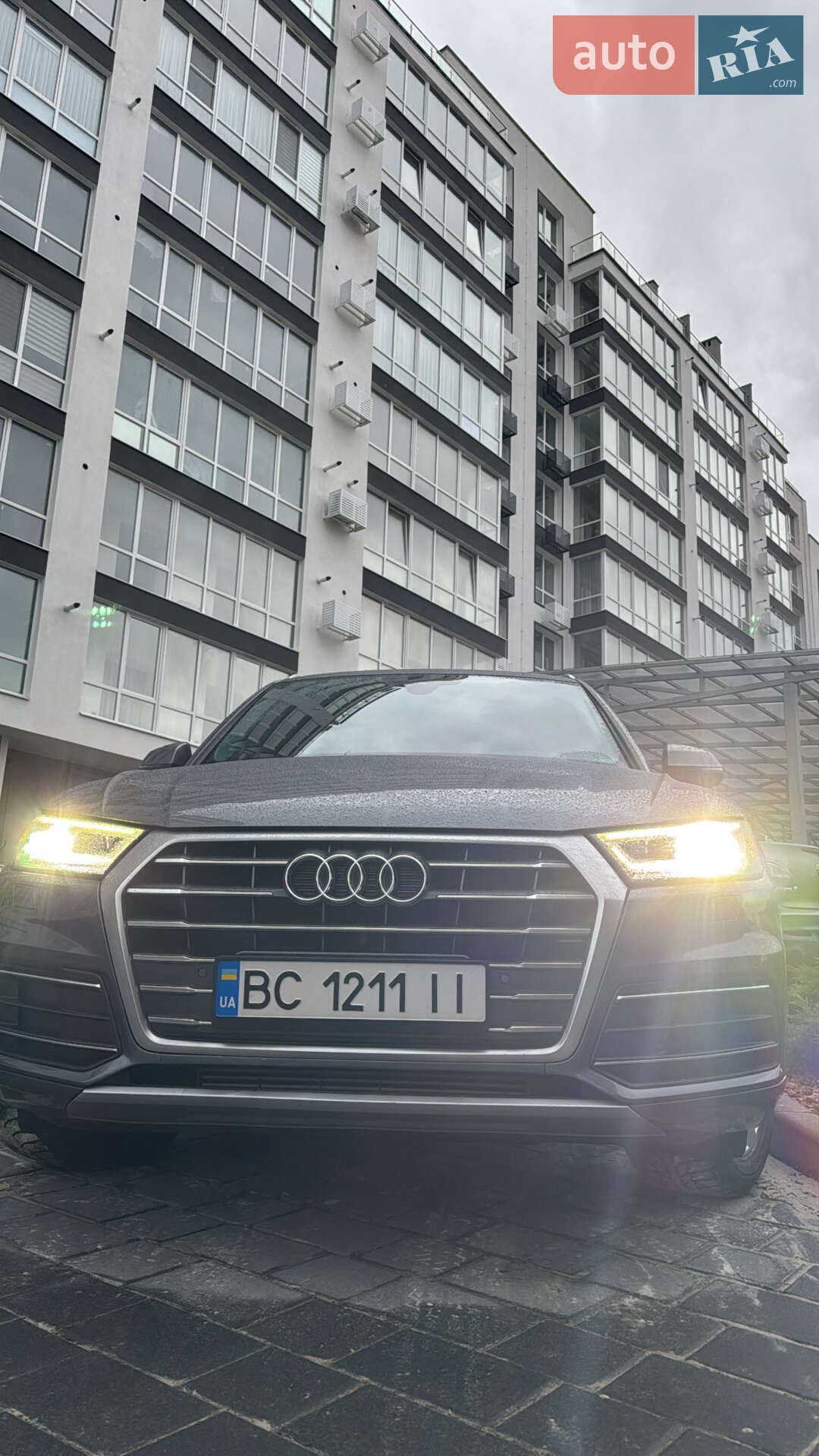 Audi Q5 2018 VIN WA1BNAFY5J2149663 фото оголошення 2 з 11