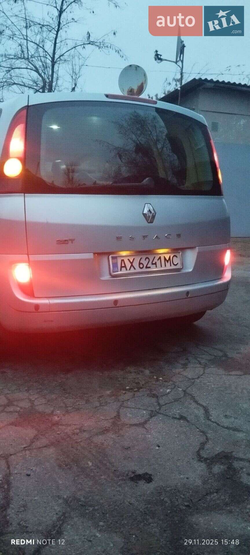 Renault Espace 2002 VIN VF1JK0DA627899289 фото оголошення 11 з 24