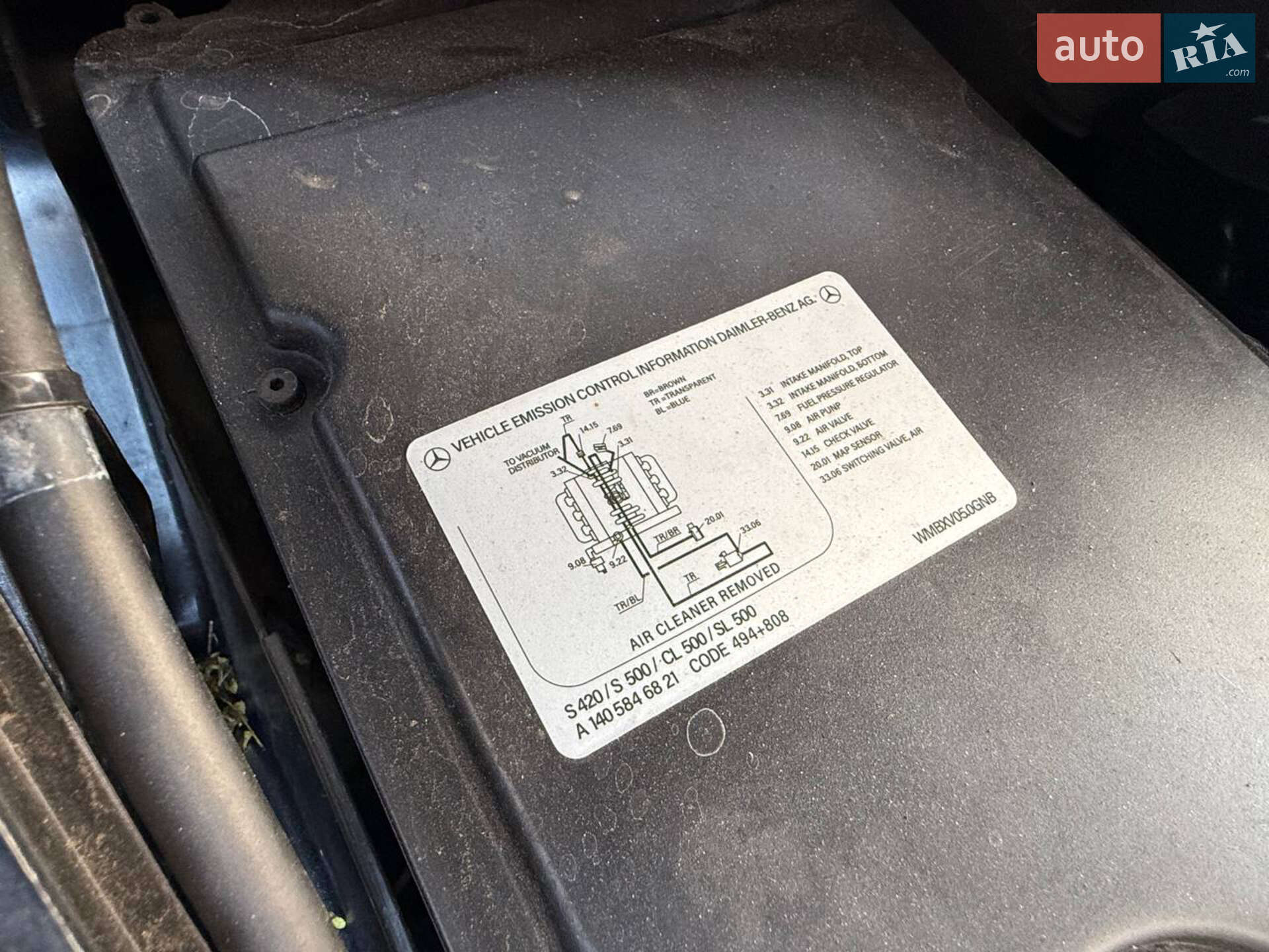 Mercedes-Benz SL-Class 1998 VIN WDBFA67F3WF169938 фото оголошення 25 з 42