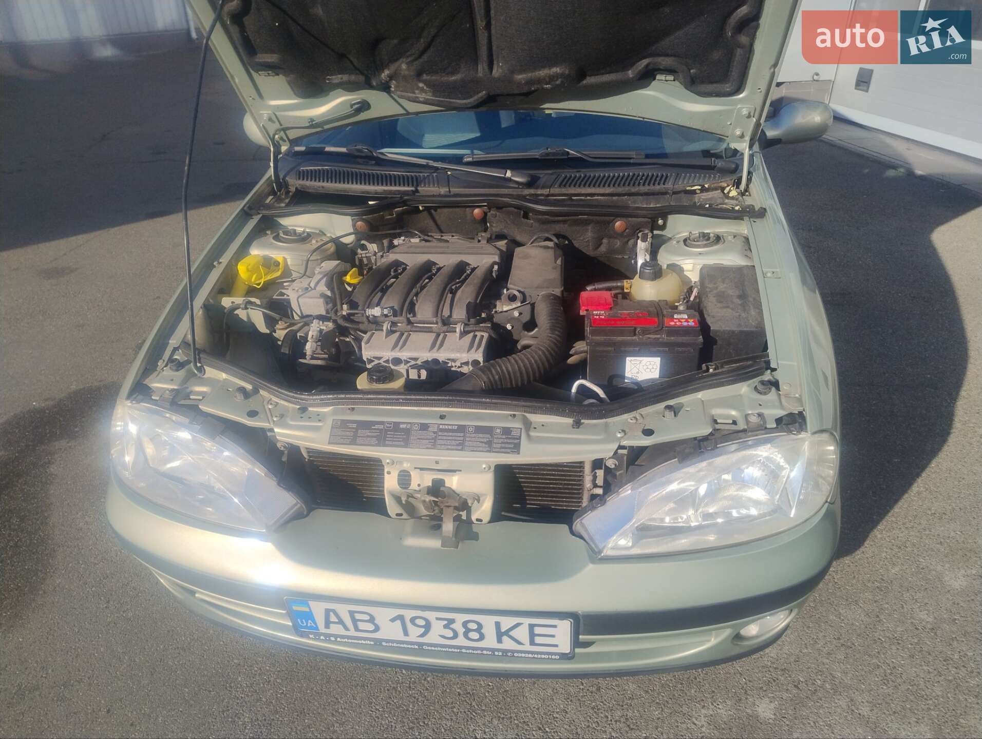 Renault Megane 2003 VIN VF1KA1H0529121287 фото оголошення 12 з 20