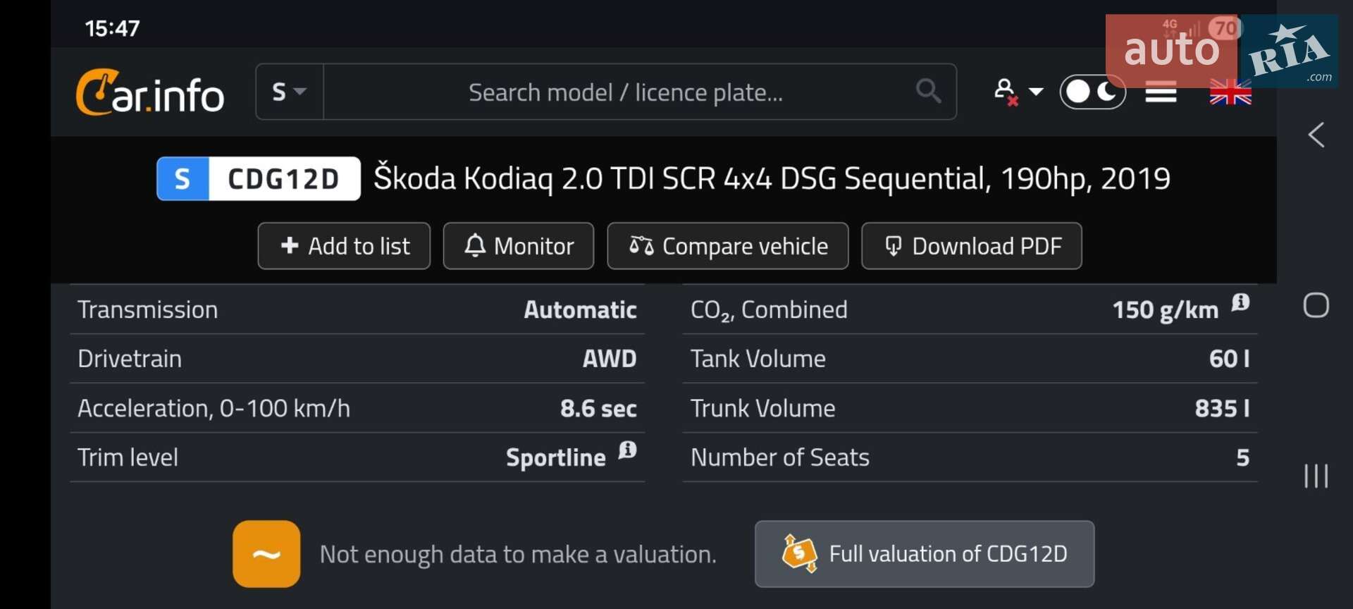 Skoda Kodiaq 2019 VIN TMBLK9NS3K8080503 фото оголошення 42 з 43