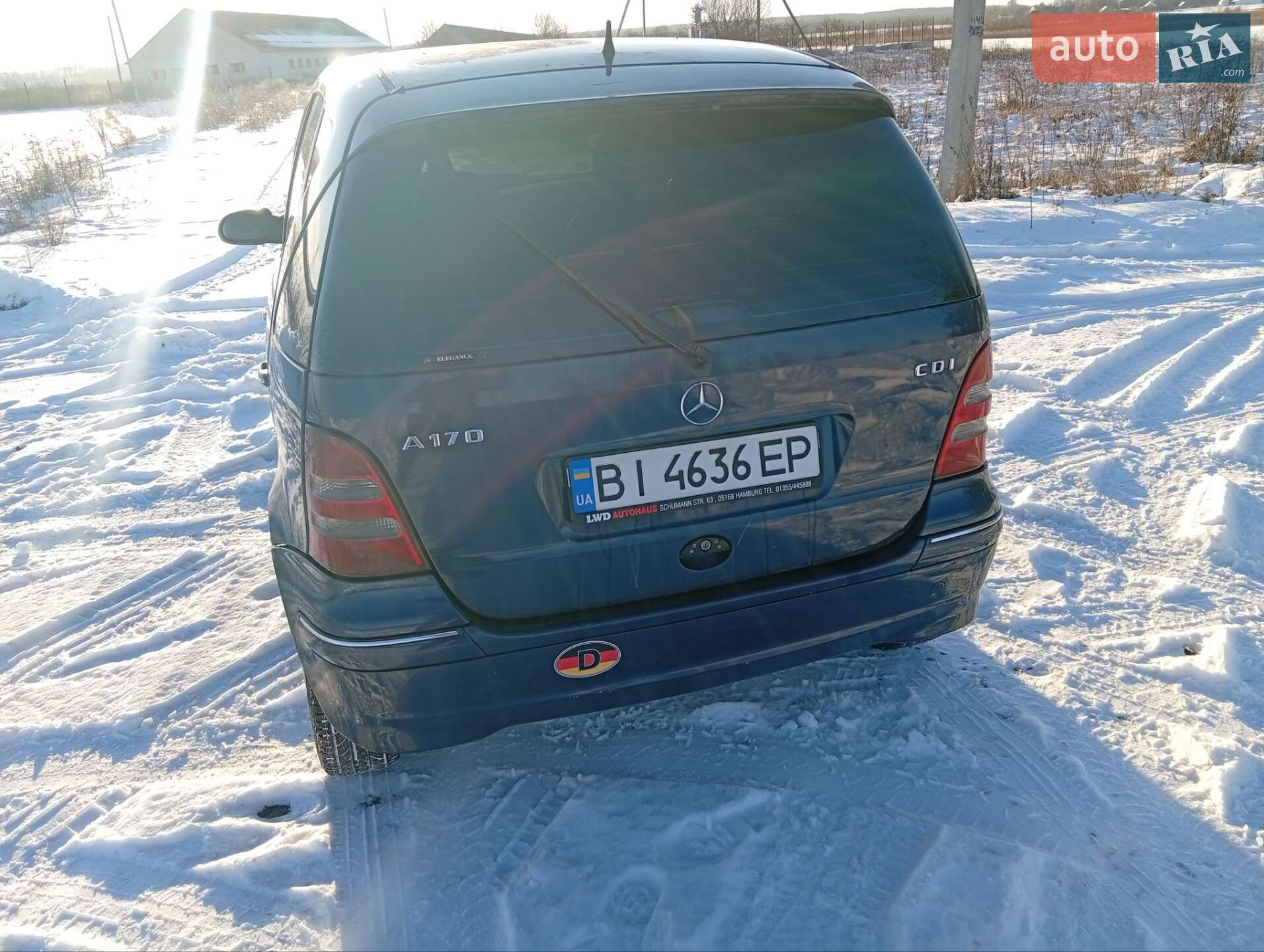 Mercedes-Benz A-Class 2003 VIN WDB1681091J966183 фото оголошення 7 з 10