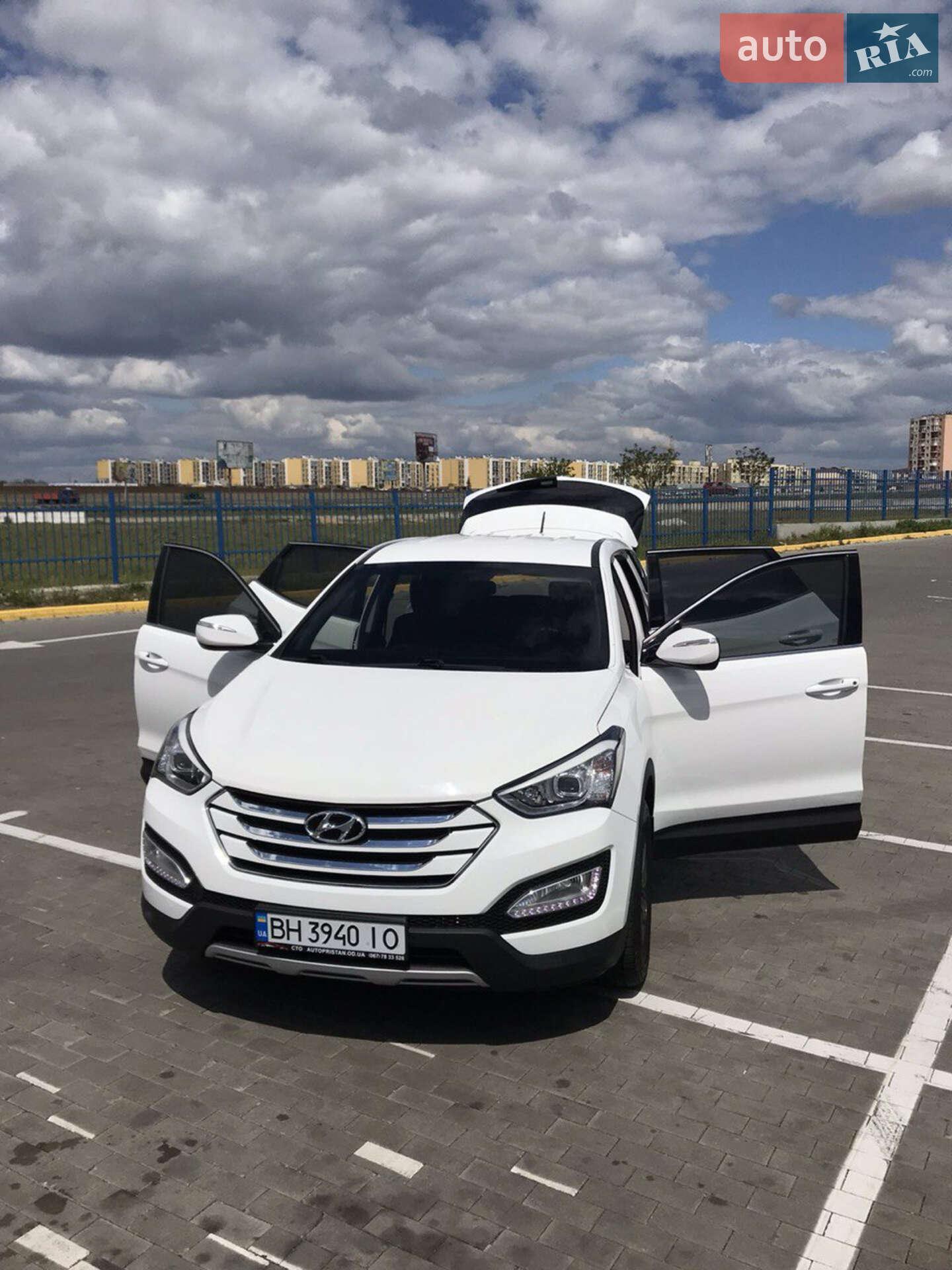 Hyundai Santa FE 2013 VIN KMHST81CADU128745 фото оголошення 3 з 9