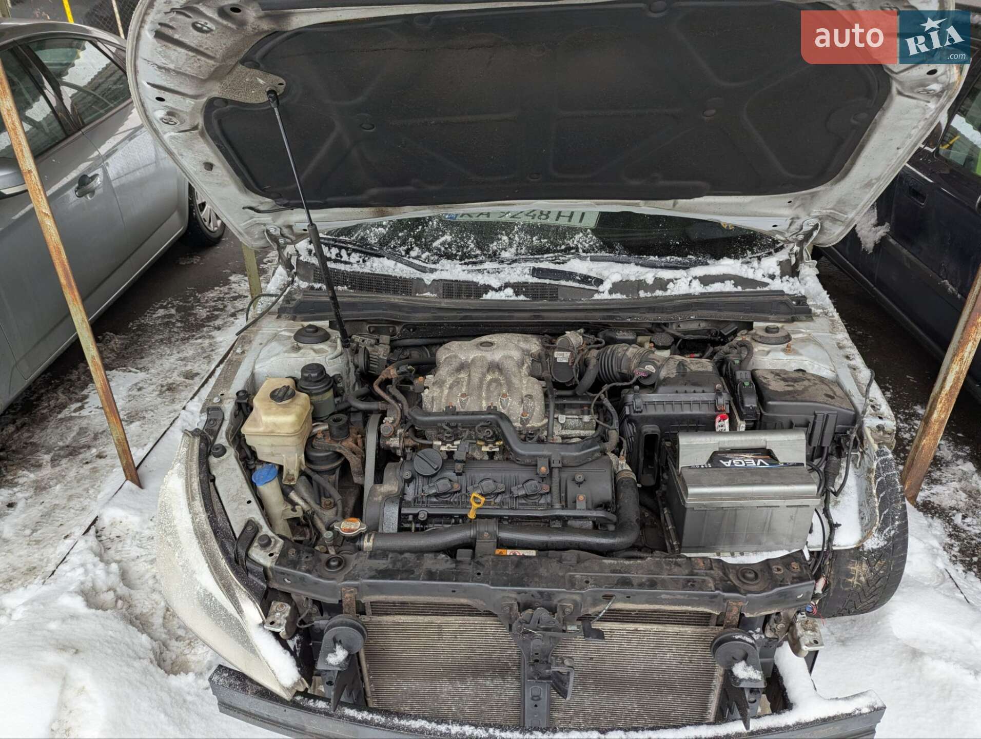 Kia K7 2010 VIN KNALN413BBA047837 фото оголошення 7 з 10