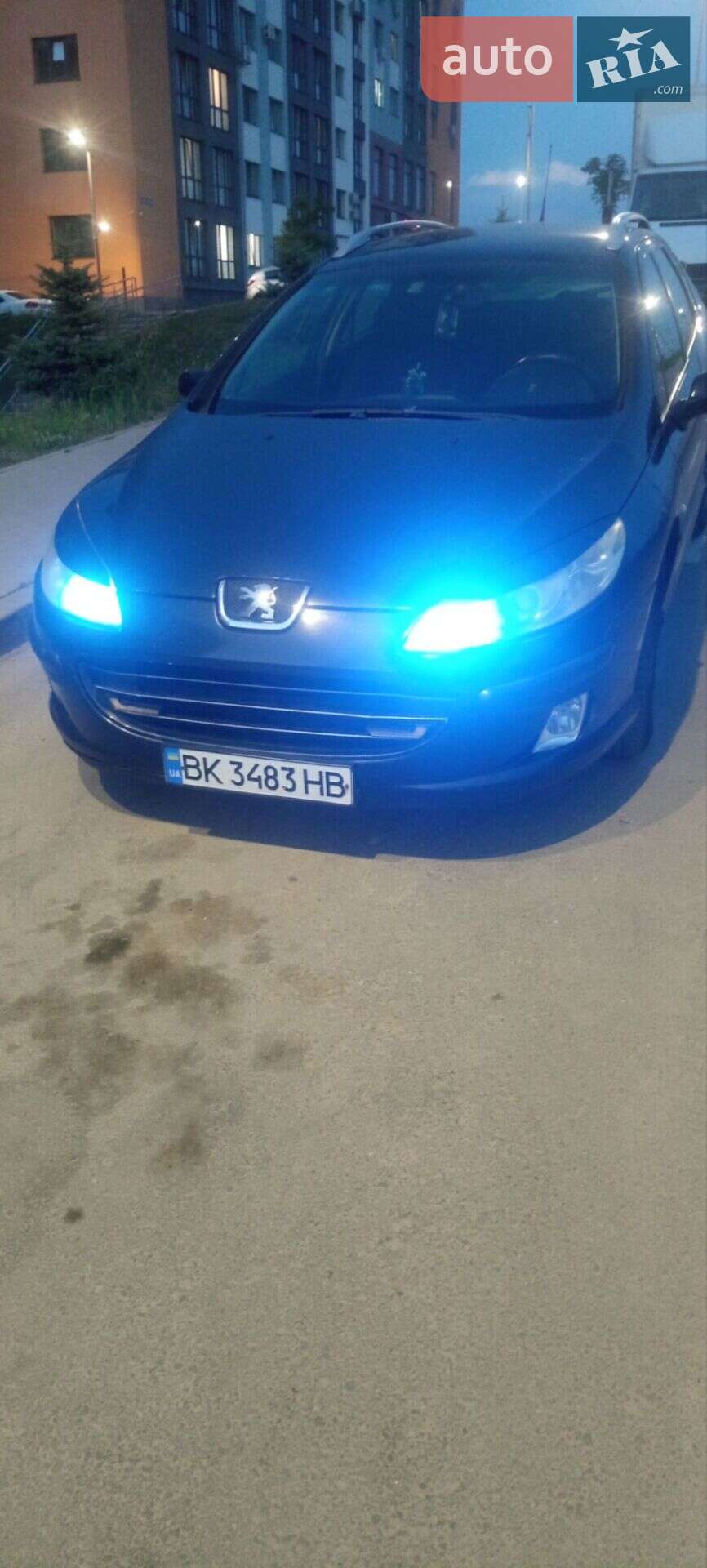 Peugeot 407 2007 VIN VF36E9HZC21634330 фото оголошення 2 з 24