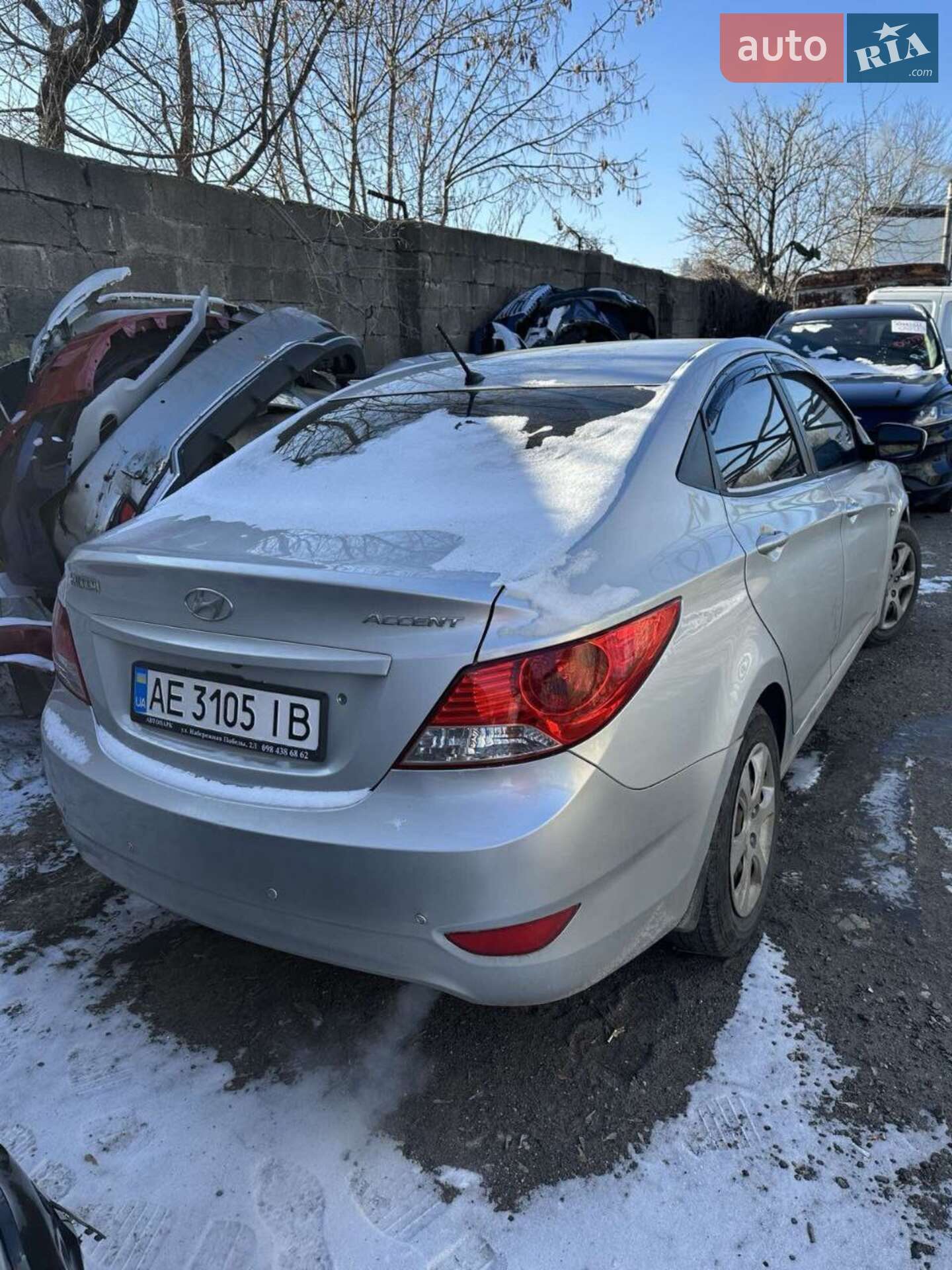 Hyundai Accent 2011 VIN Z94CT41CBBR016127 фото оголошення 7 з 7
