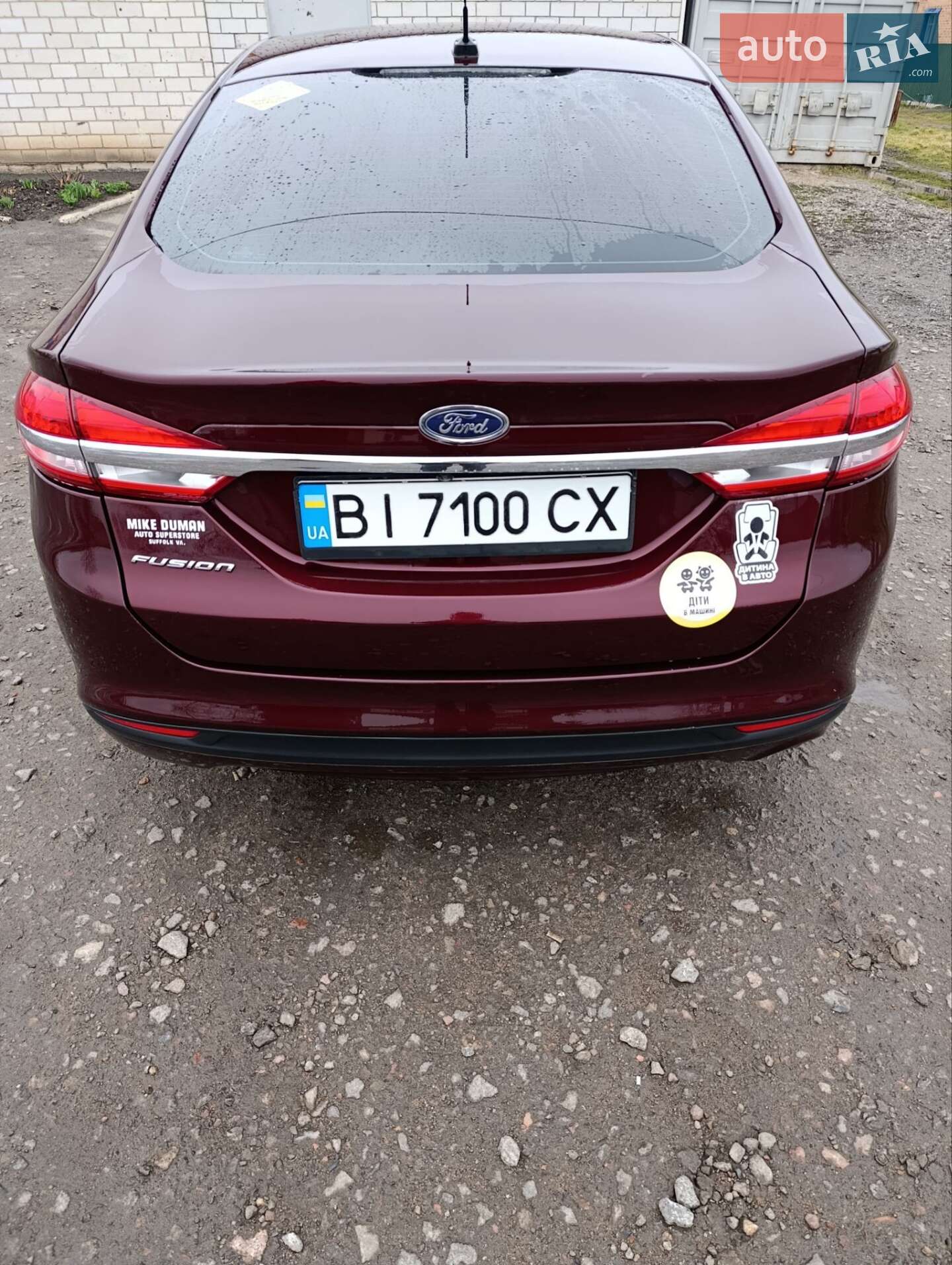 Ford Fusion 2016 VIN 3FA6P0G73HR174767 фото оголошення 4 з 6