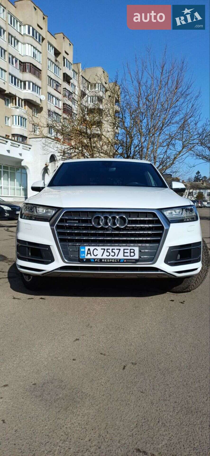Audi Q7 2016 VIN WA1LAAF73HD031522 фото оголошення 2 з 22