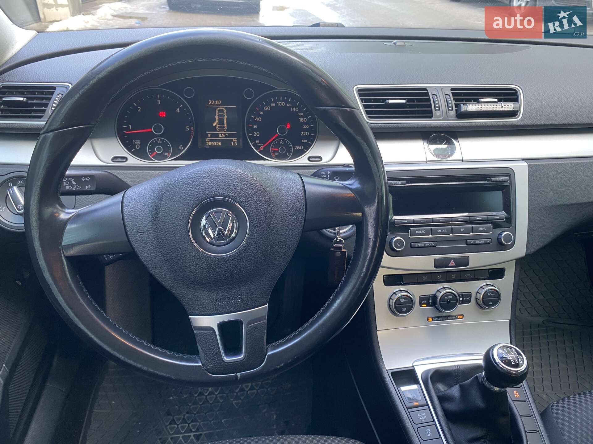 Volkswagen Passat 2012 VIN WVWZZZ3CZCP077917 фото оголошення 7 з 14
