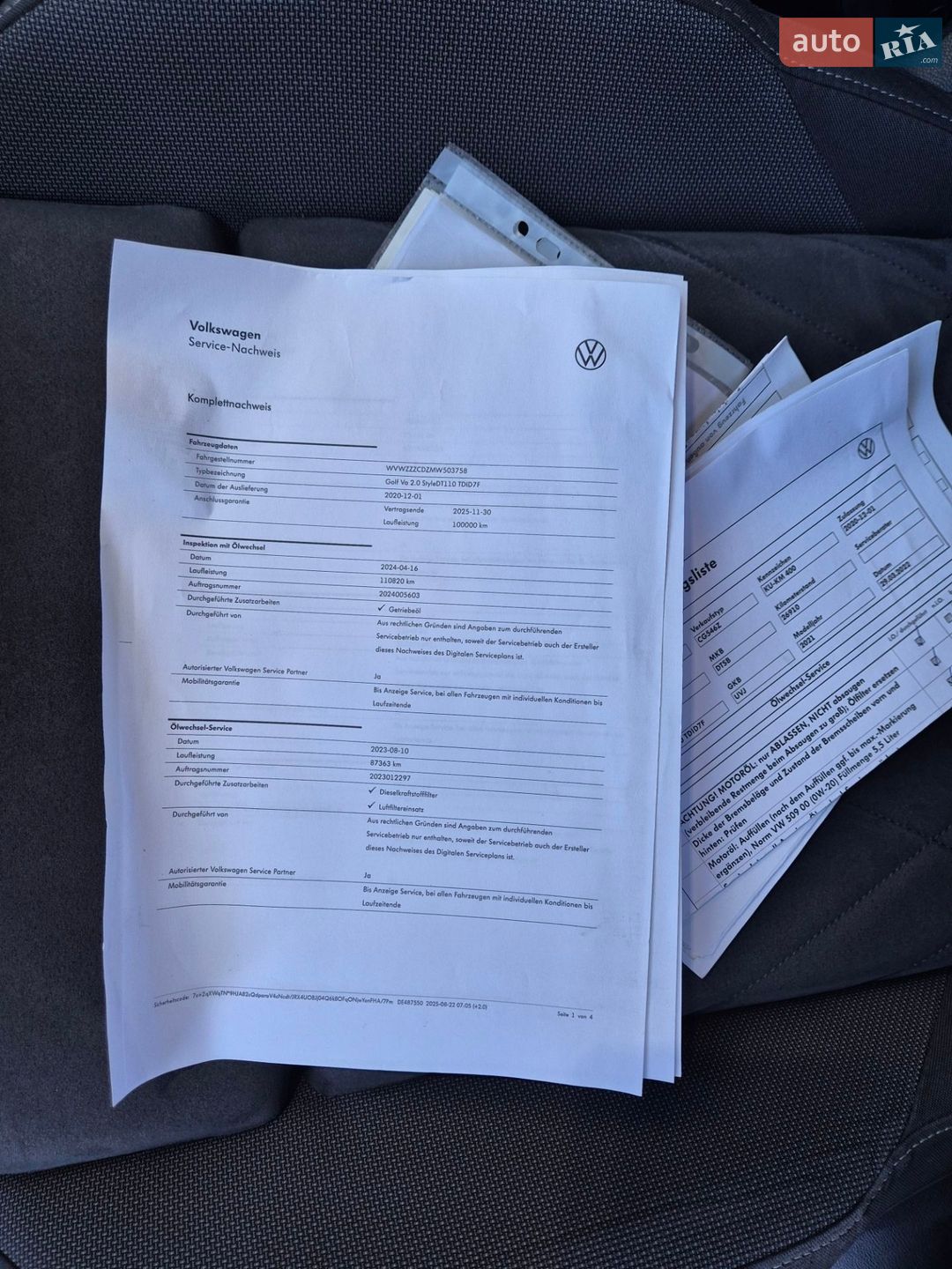 Volkswagen Golf 2020 VIN WVWZZZCDZMW503758 фото оголошення 71 з 75