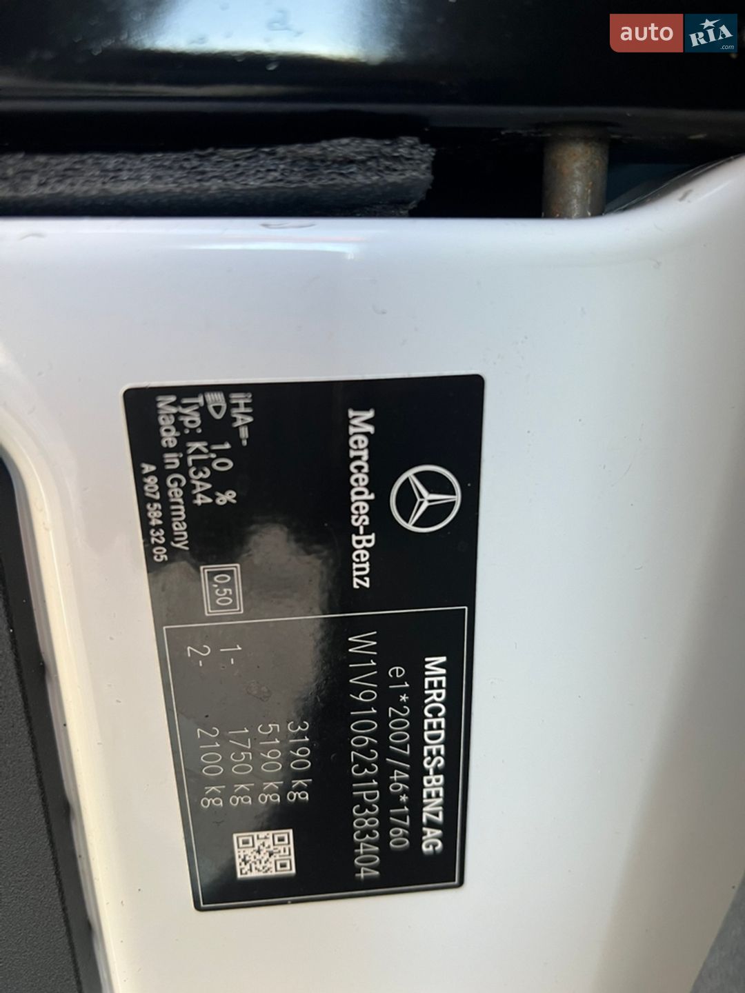 Mercedes-Benz Sprinter 2021 VIN W1V9106231P383404 фото оголошення 32 з 39