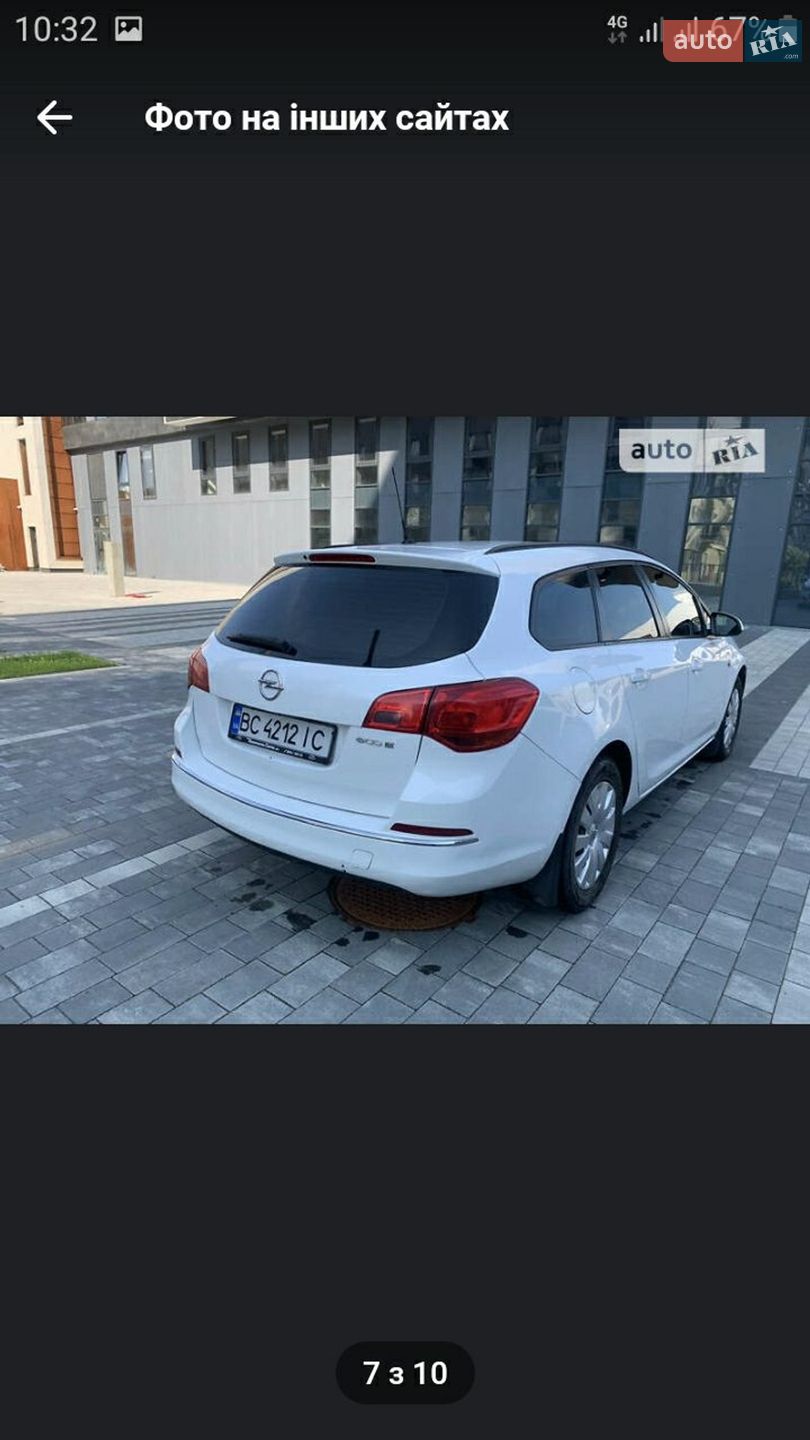 Opel Astra 2014 VIN W0LPD8E64F8001174 фото оголошення 2 з 17