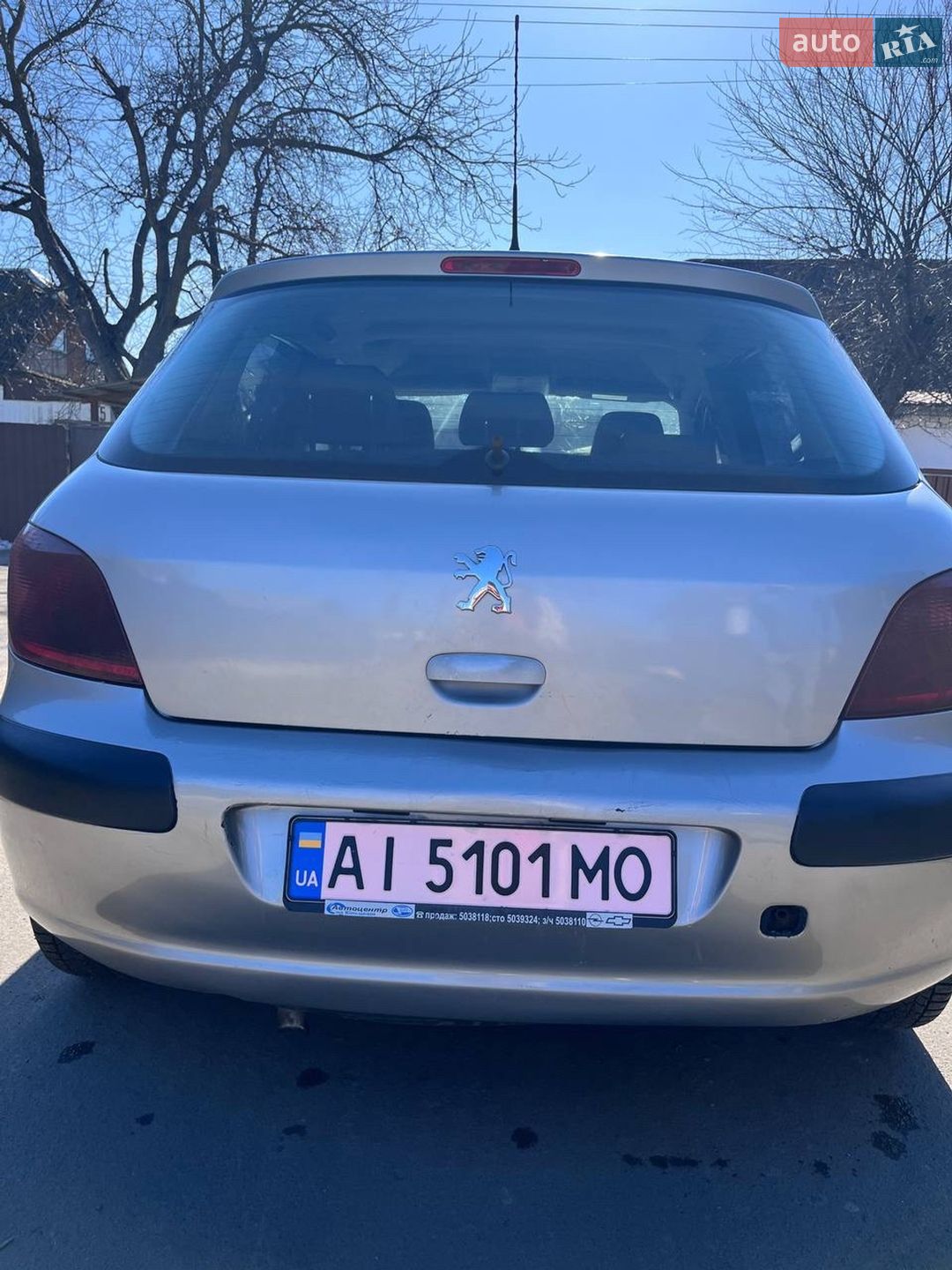 Peugeot 307 2006 VIN VF33CNFUL84651867 фото оголошення 5 з 9